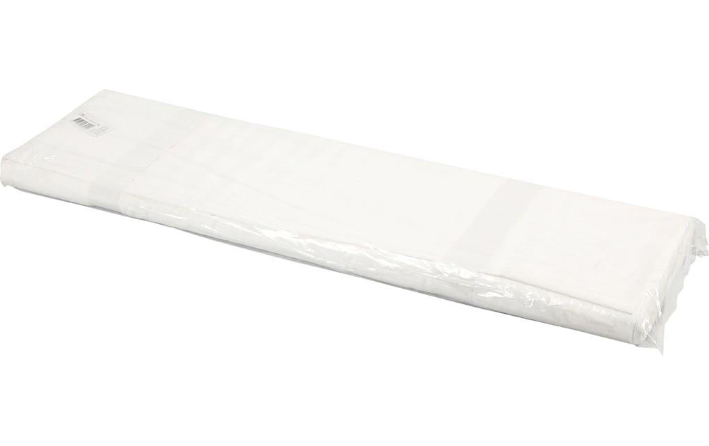 Creativ Company Dekostoff, Baumwolle, Weiss, 145 cm × 2 m, 1 Stk., STANDARD 100 by OEKO-TEX, 440801