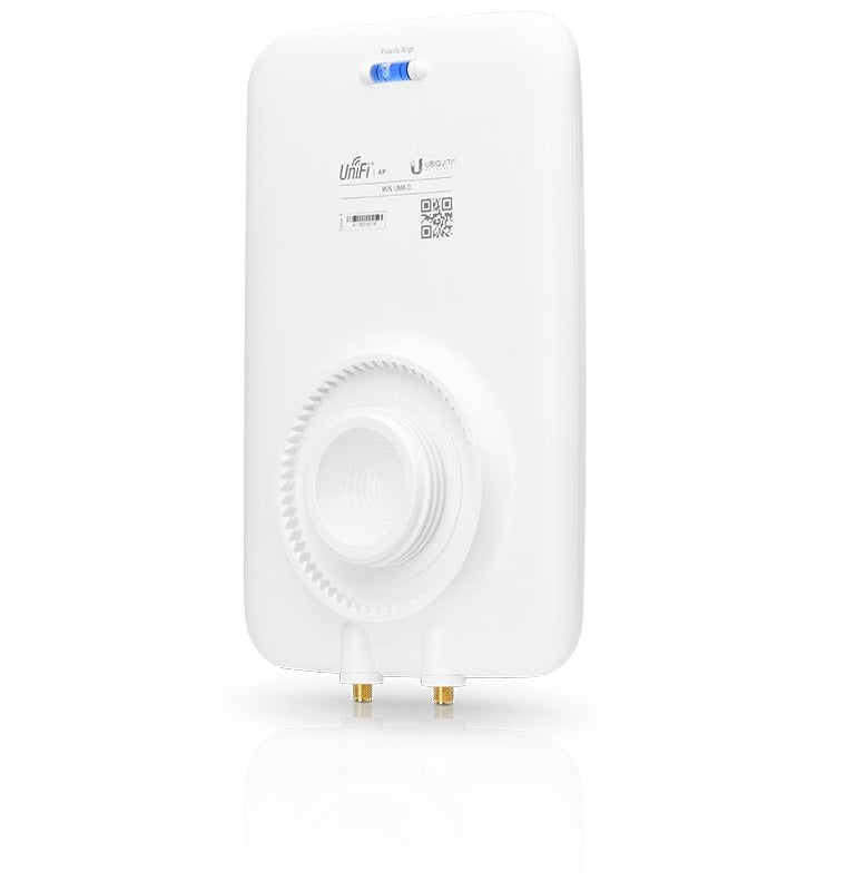 Ubiquiti UMA-D – Richtantenne, 2,4–2,5 GHz, 5,1–5,9 GHz, 10 dBi (2,4 GHz), 15 dBi (5 GHz), RP-SMA, für UAP-AC
