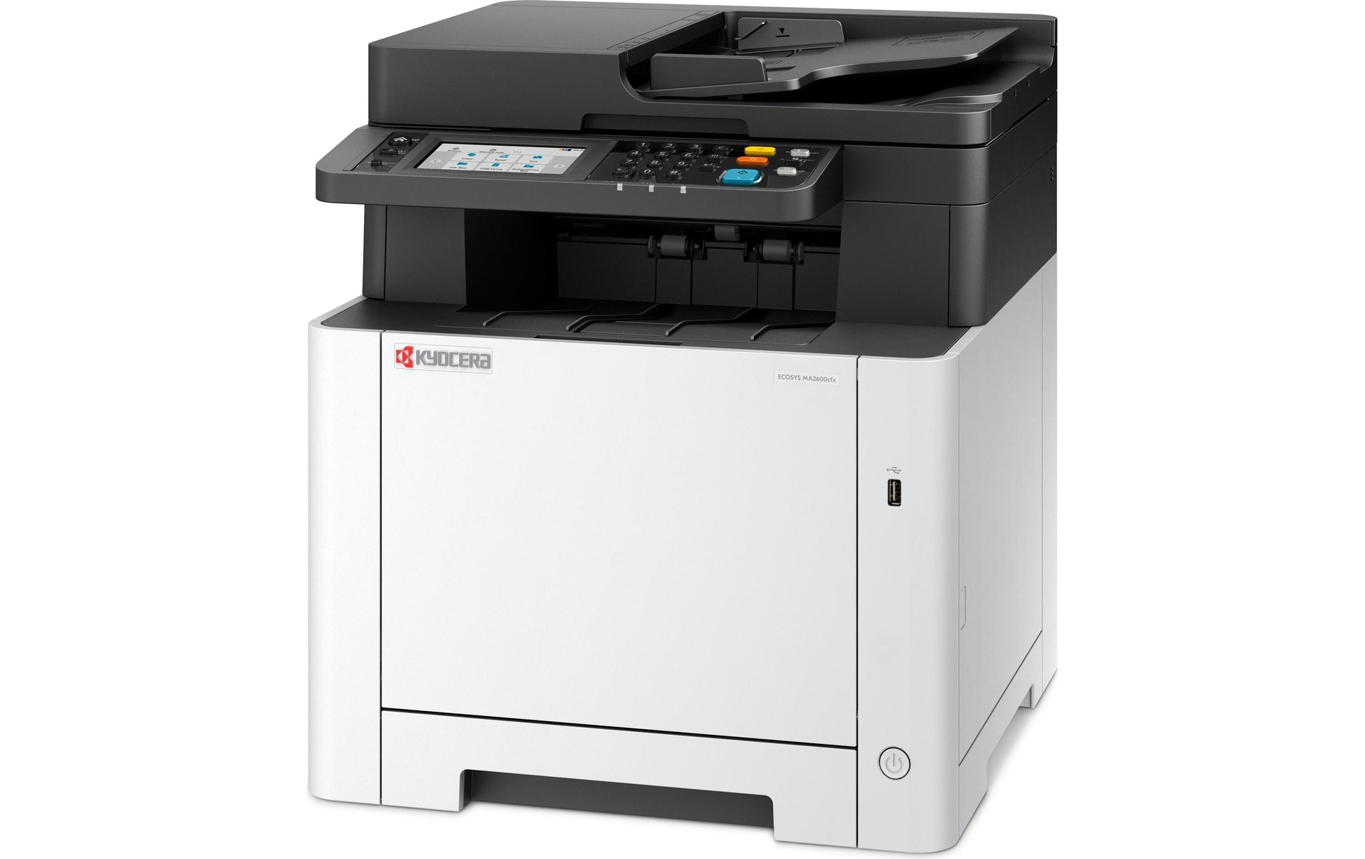 Kyocera ECOSYS MA2600CFX – Farbiges Laser-MFP A4, 4-in-1 – USB/LAN – Duplex, Duplex-ADF – 26 ppm S/W