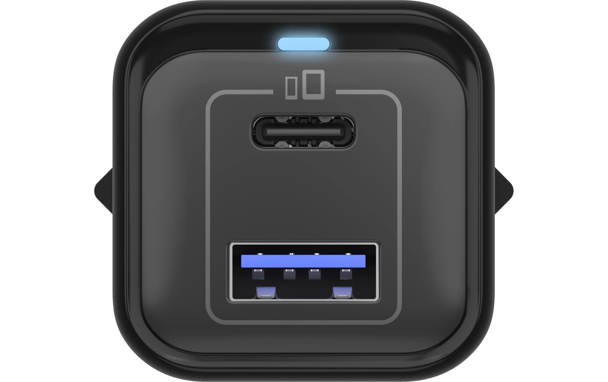 RaidSonic Icy Box IB-PS1020-PD USB-Ladegerät 20 W – USB-C×1, USB-A×1 – PD – Schwarz