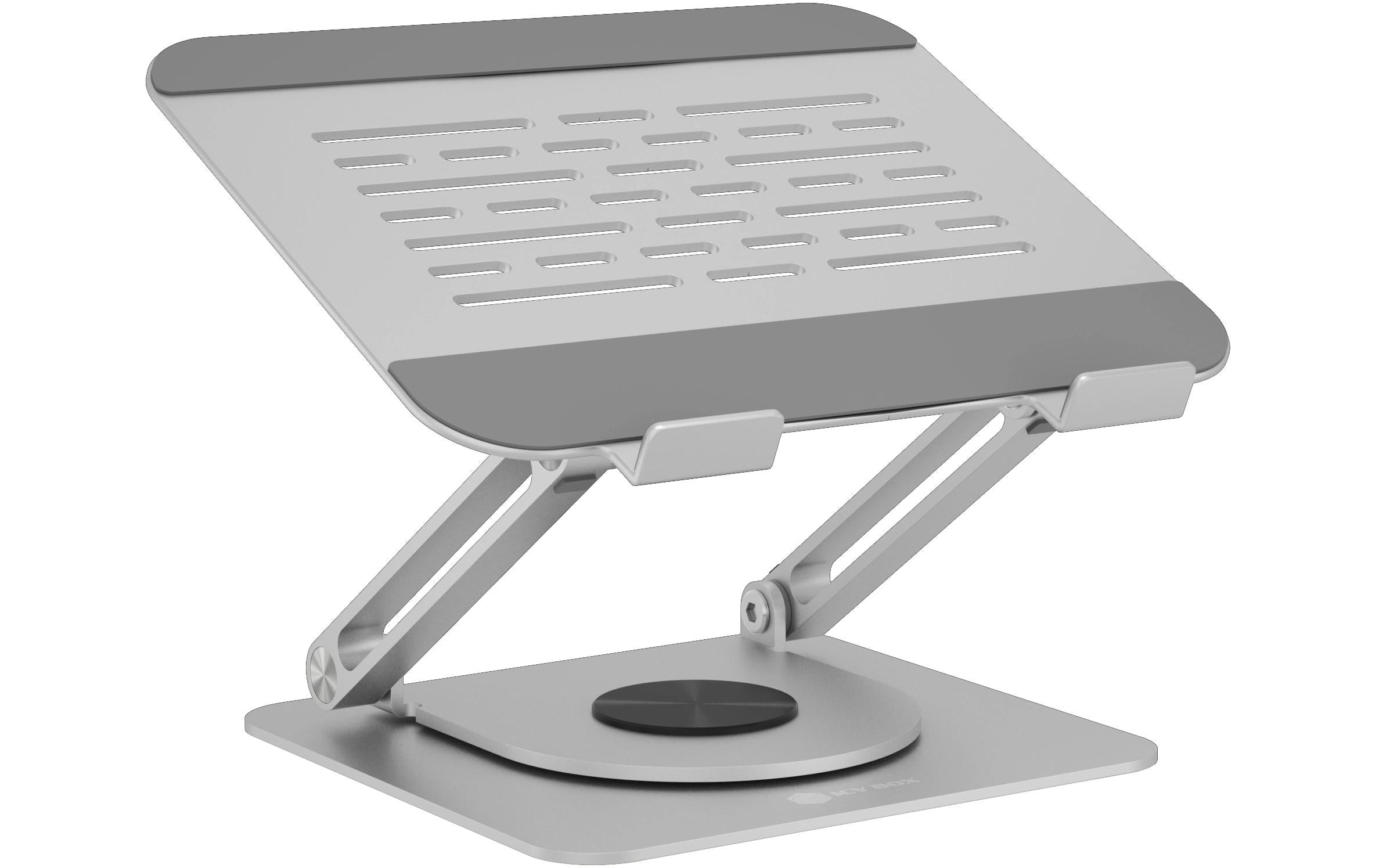 RaidSonic IB-NH300 Tablet-Tischhalterung – für bis 17", höhenverstellbar, rotierbar – Grau