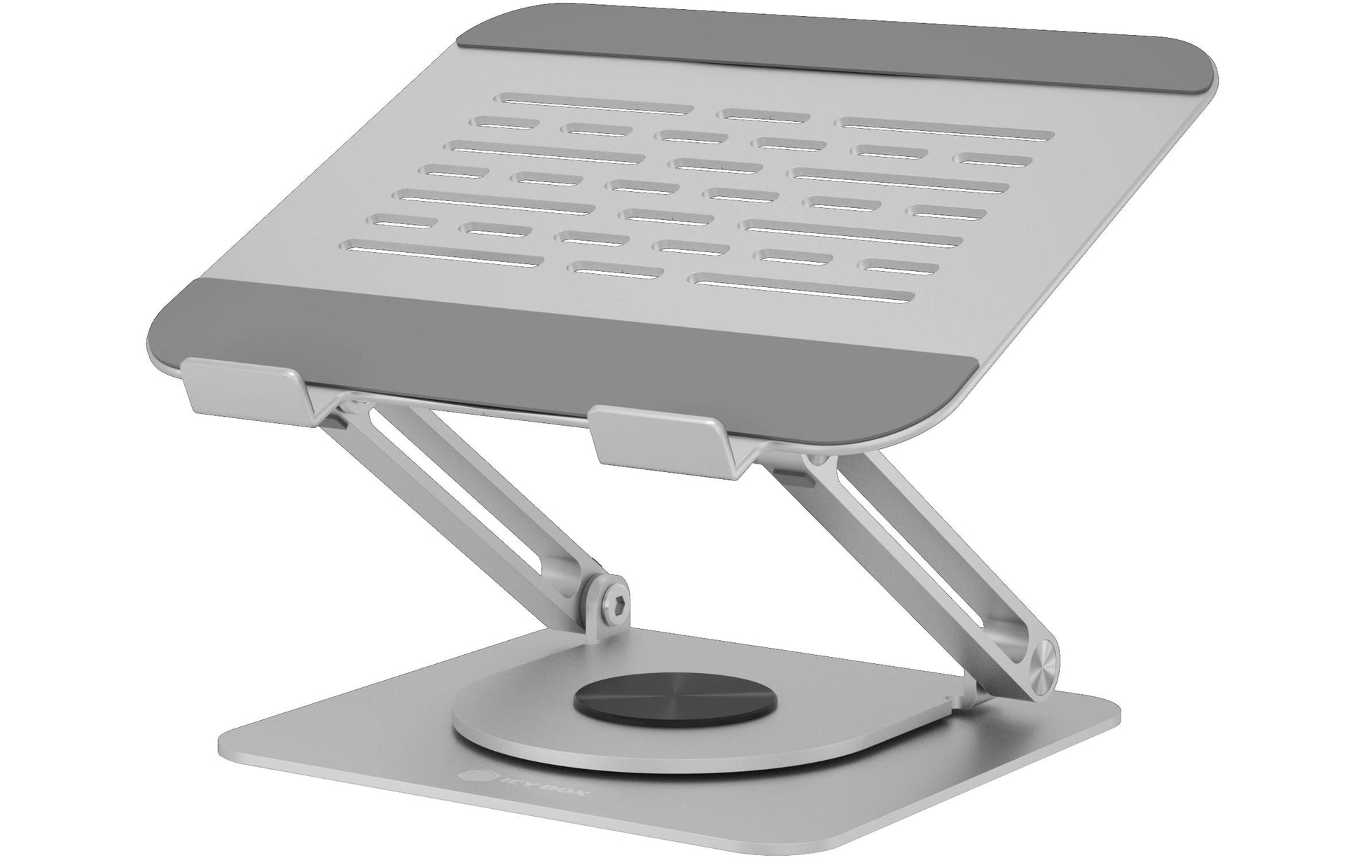 RaidSonic IB-NH300 Tablet-Tischhalterung – für bis 17", höhenverstellbar, rotierbar – Grau