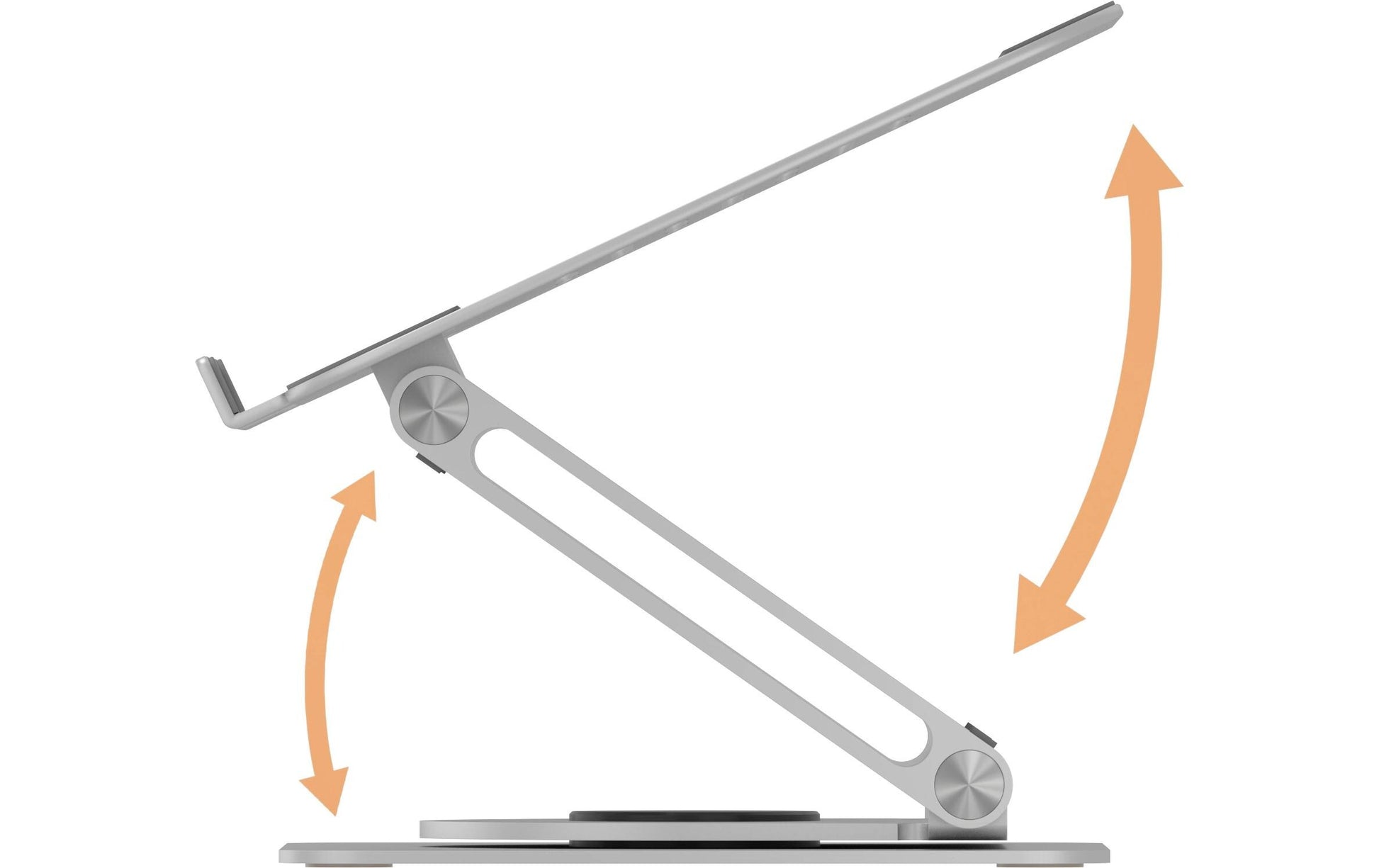 RaidSonic IB-NH300 Tablet-Tischhalterung – für bis 17", höhenverstellbar, rotierbar – Grau
