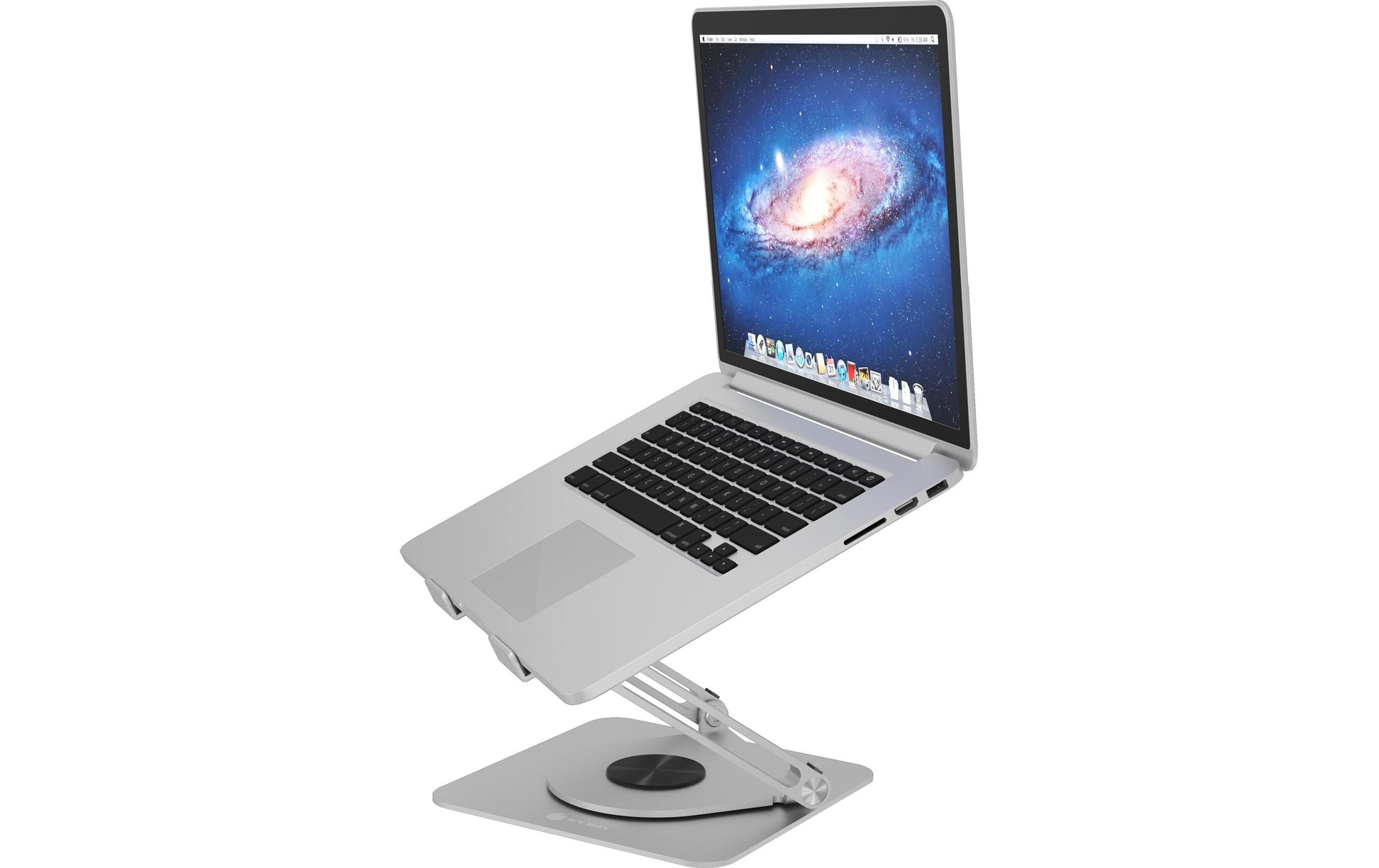 RaidSonic IB-NH300 Tablet-Tischhalterung – für bis 17", höhenverstellbar, rotierbar – Grau