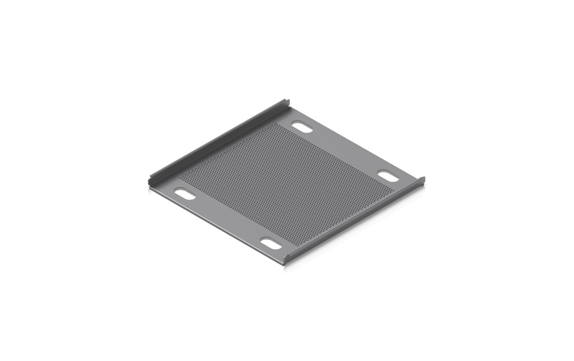 Ubiquiti UACC-RACK-SHELF-TL Regalboden – perforiert, grau, B 460 × H 27,4 × T 453,8 mm, für toolless Mini-Rack