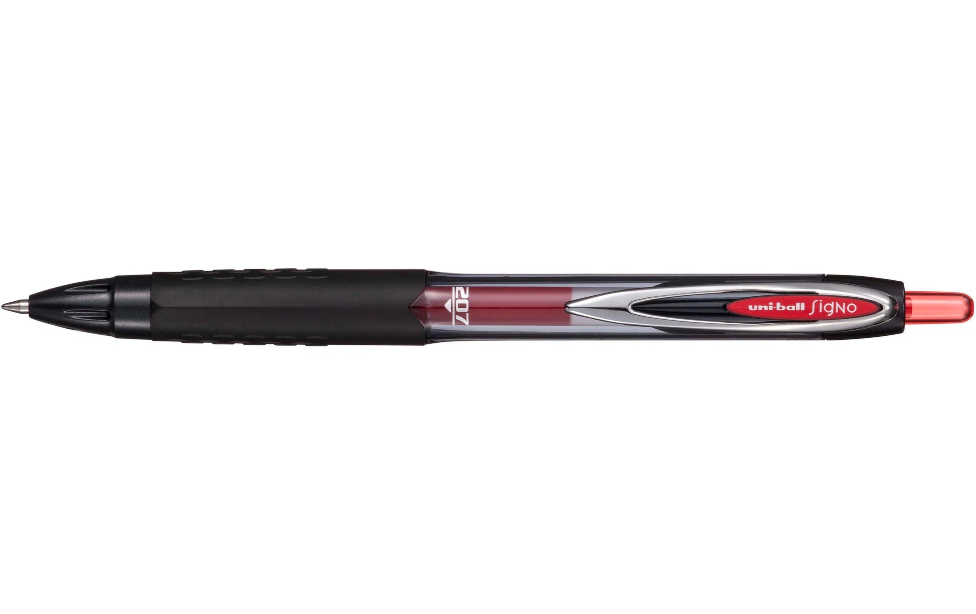 Uni-Ball Signo 207 ECO – Tintenroller, dokumentenecht, Druckmechanik, 0,4 mm, rot