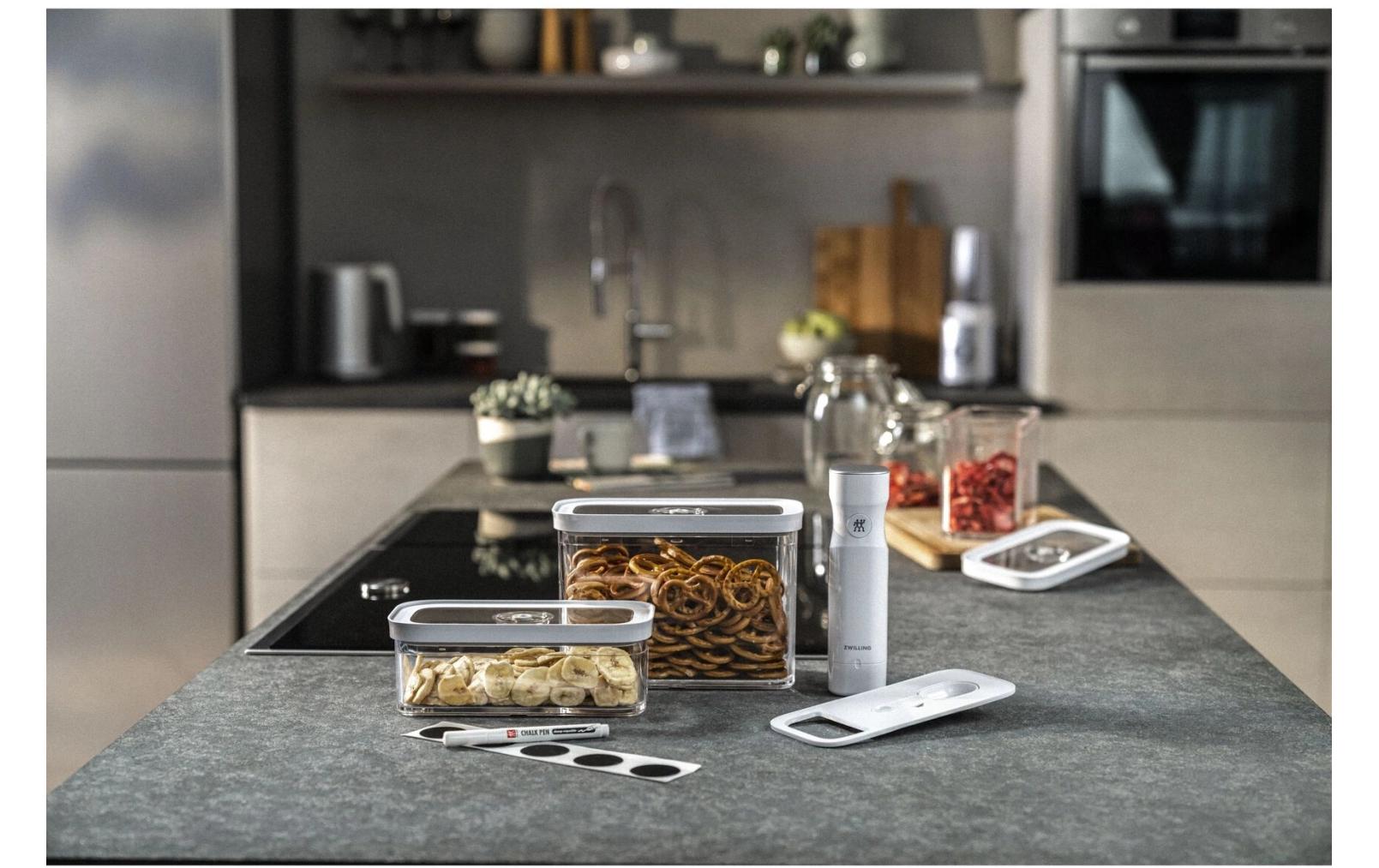 ZWILLING Vakuumbehälter Fresh & Save CUBE StarterSet – 320 ml, für Fresh & Save CUBE, Kunststoff, Weiss