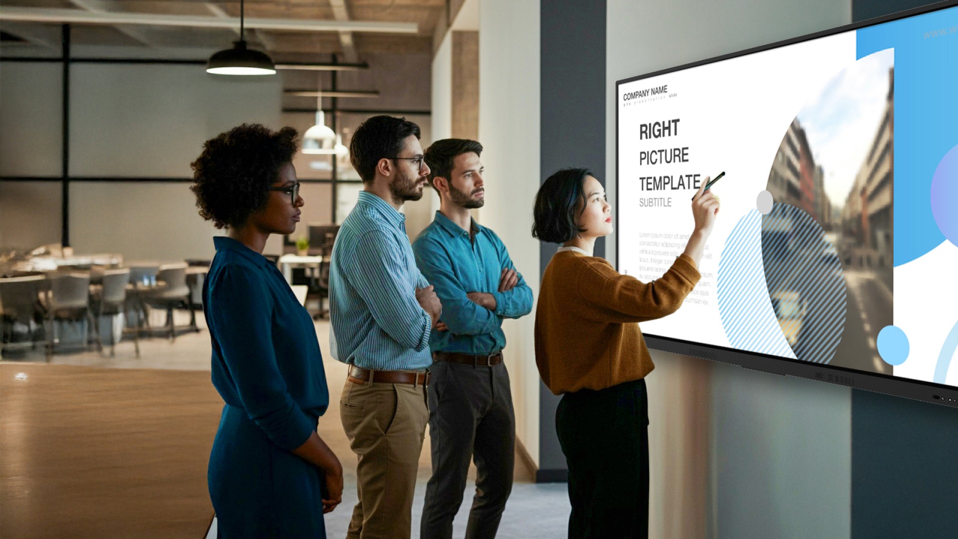 Avocor E-40/50 S – Interaktives Display 55" – 3840 × 2160 (4K UHD), IR 40-Punkt, 400 cd/m², HDMI/DP/USB-C