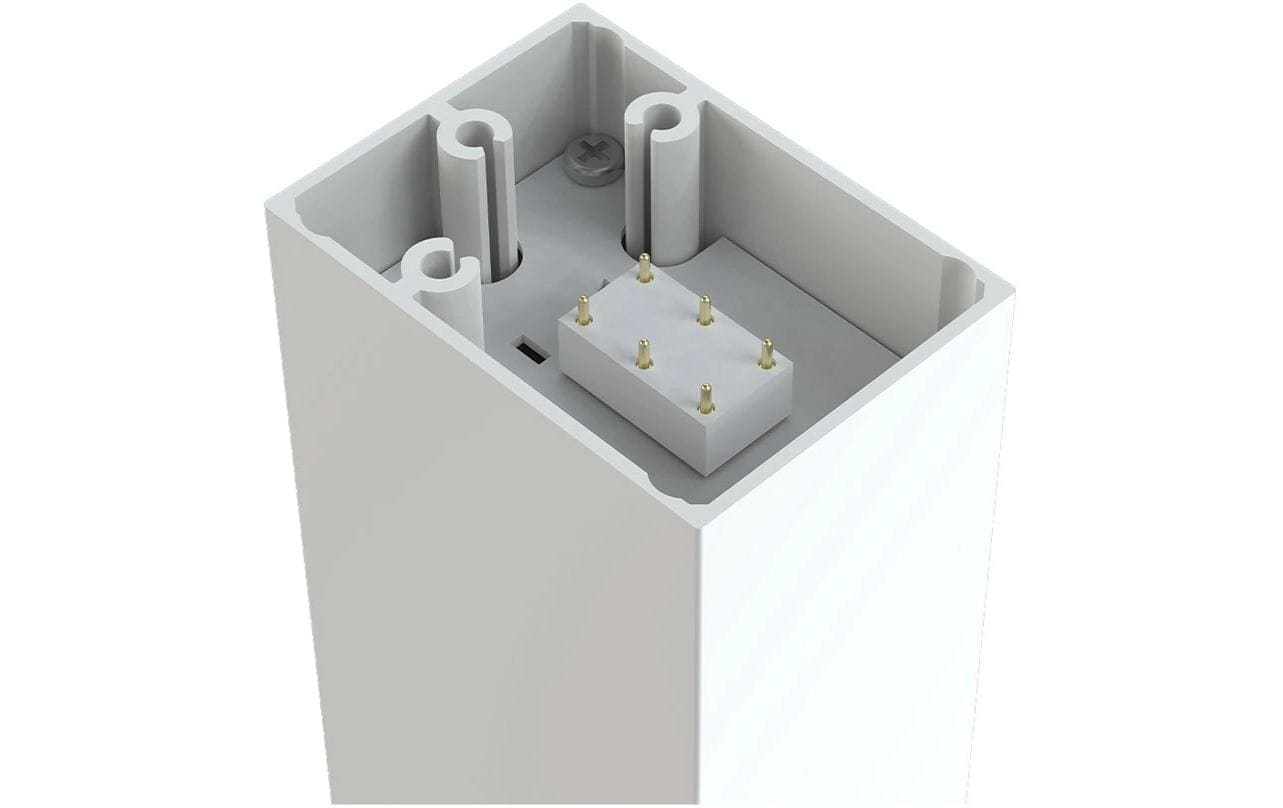 Contini Stehleuchte – 7500 lm, 6000 K, dimmbar, 195 cm – Silber