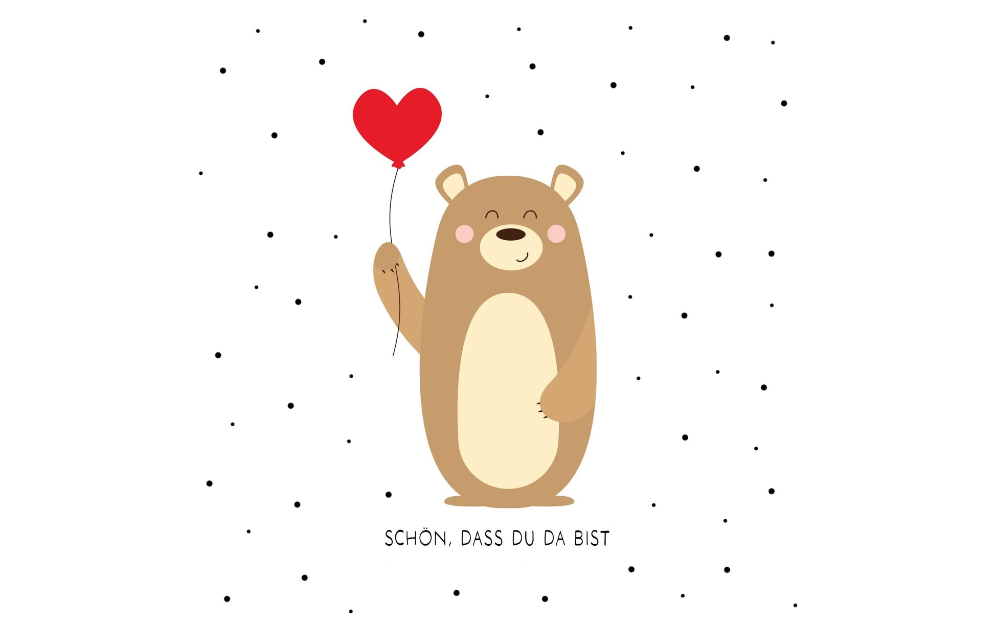 Braun + Company Servietten Tapsy Bear, mehrfarbig – 33 × 33 cm, 2-lagig – 20 Stück