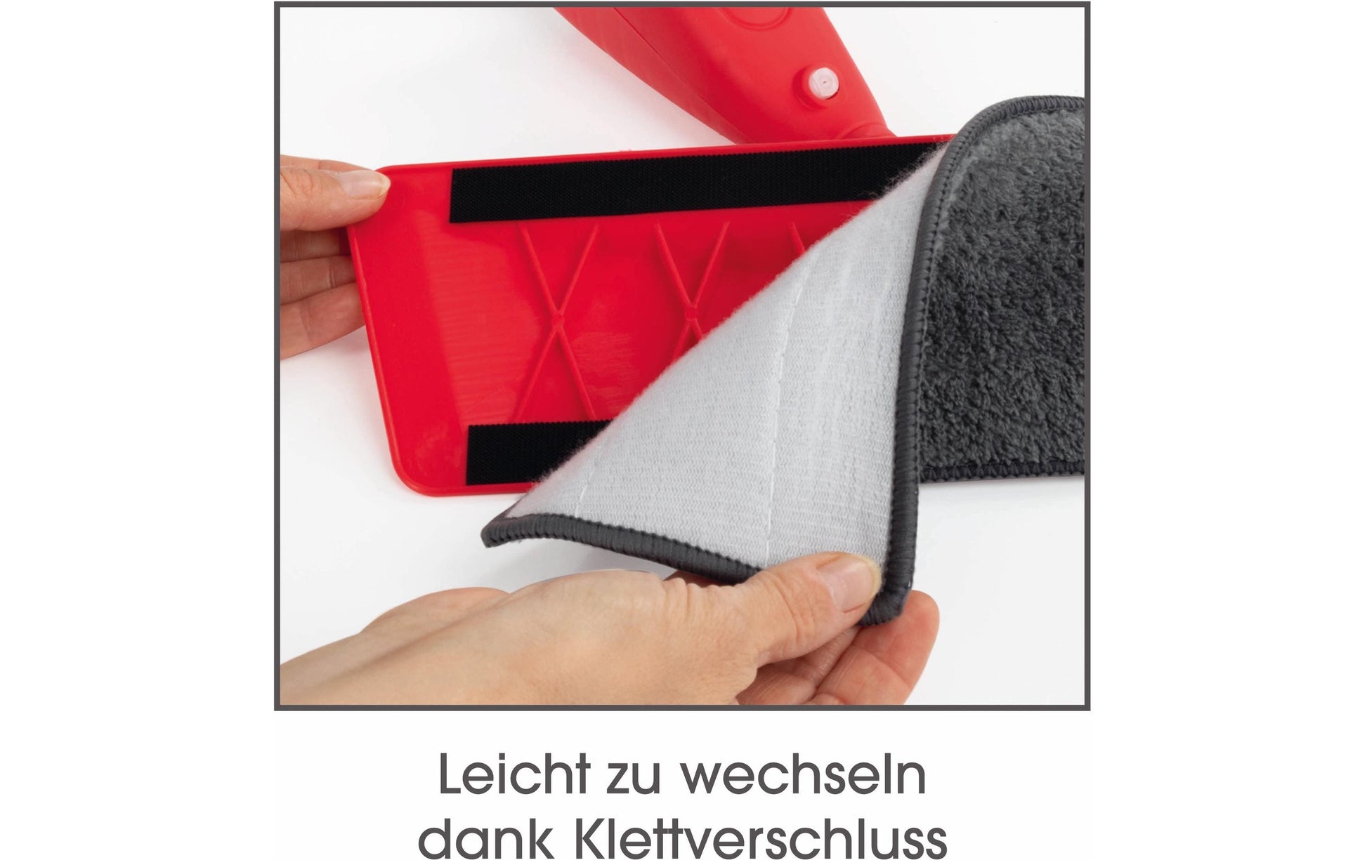Cleanmaxx Mikrofaser Ersatz-Wischtuch – für 1769379 Sprühwischer – Grau – 2 Stk.