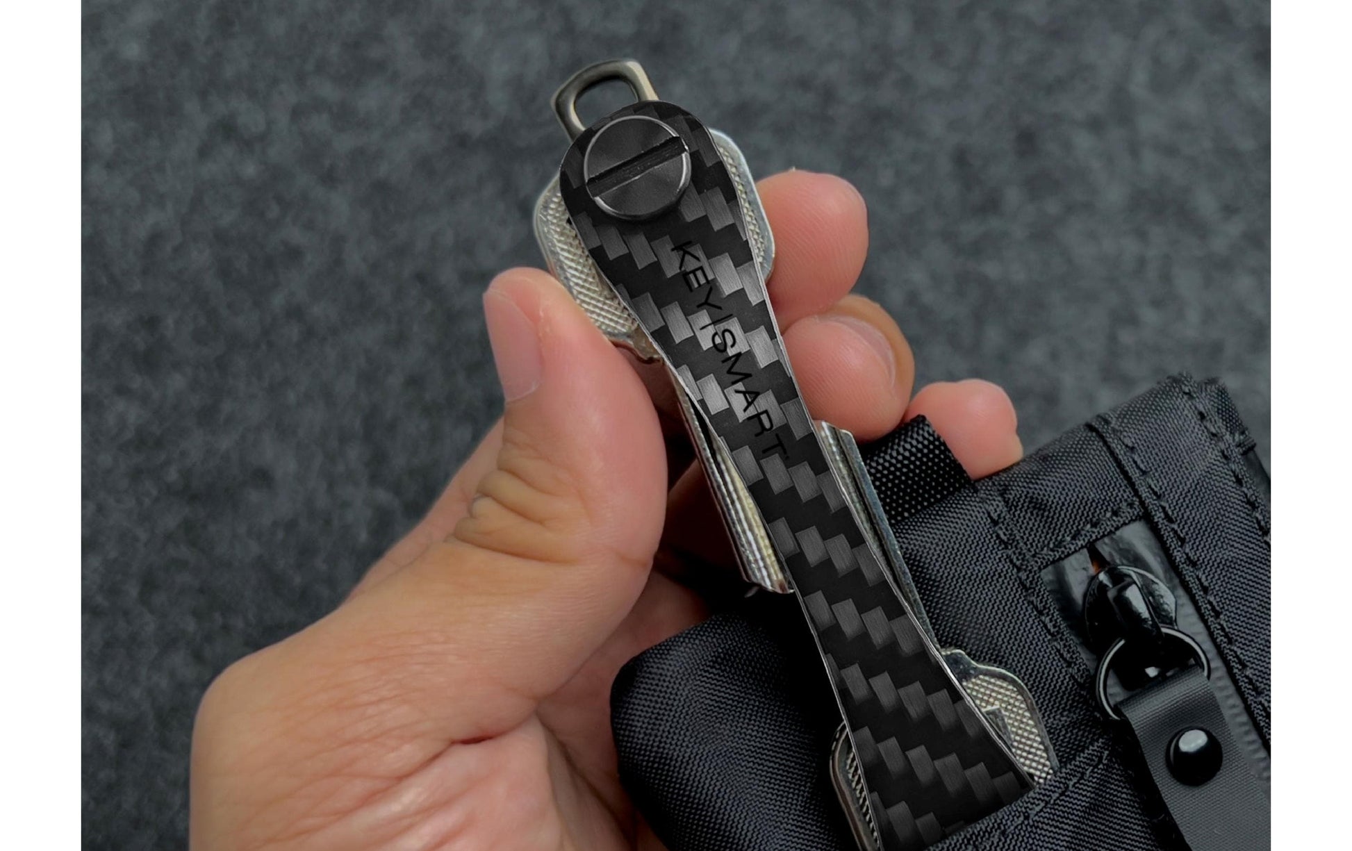 KeySmart Schlüssel-Organizer 3K – Schwarz