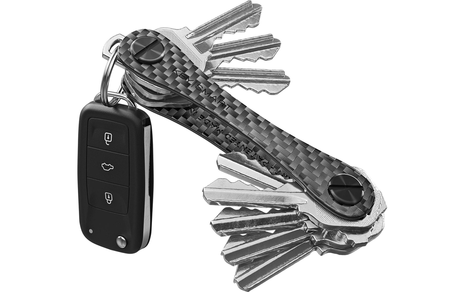 KeySmart Schlüssel-Organizer 3K – Schwarz