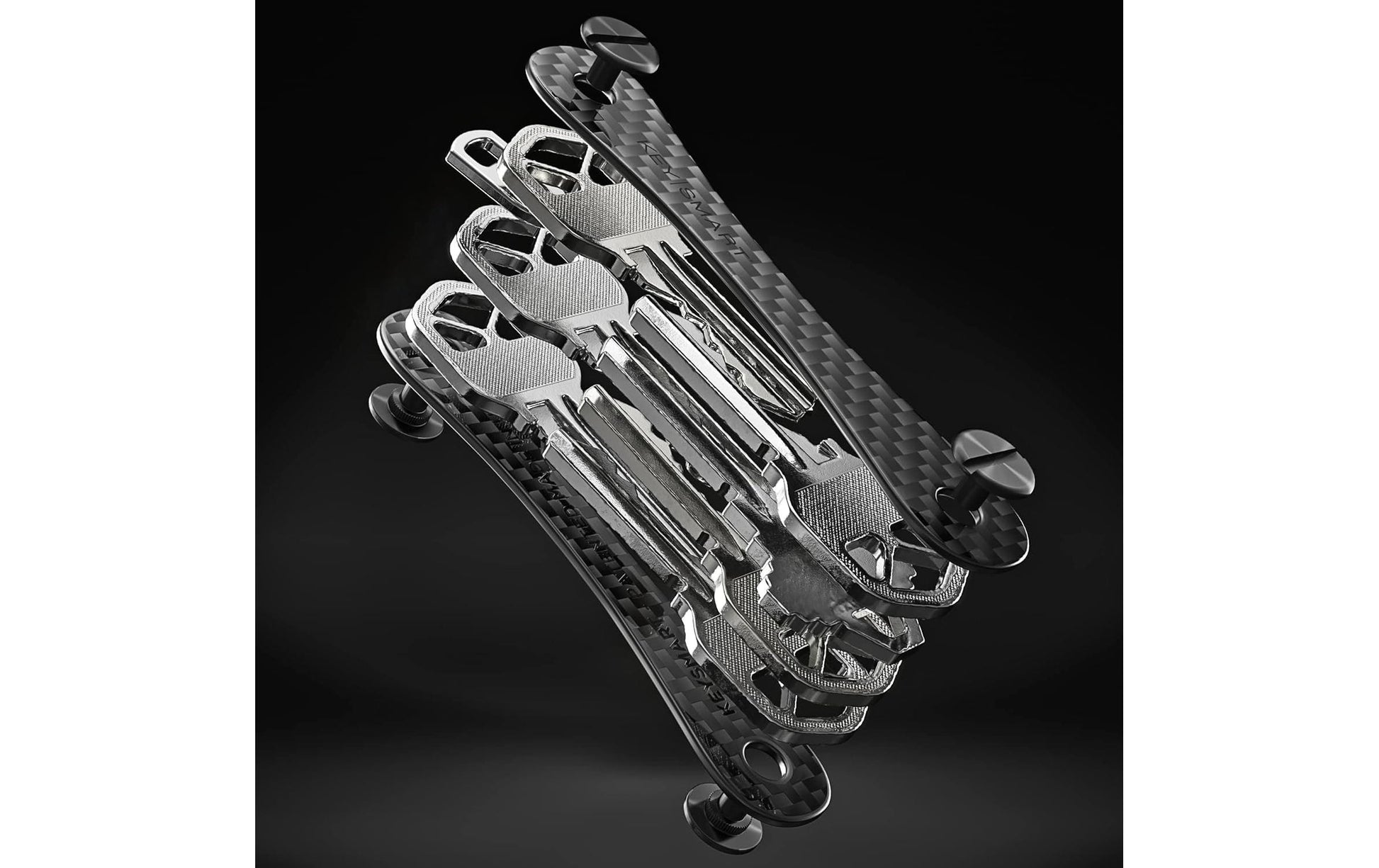 KeySmart Schlüssel-Organizer 3K – Schwarz