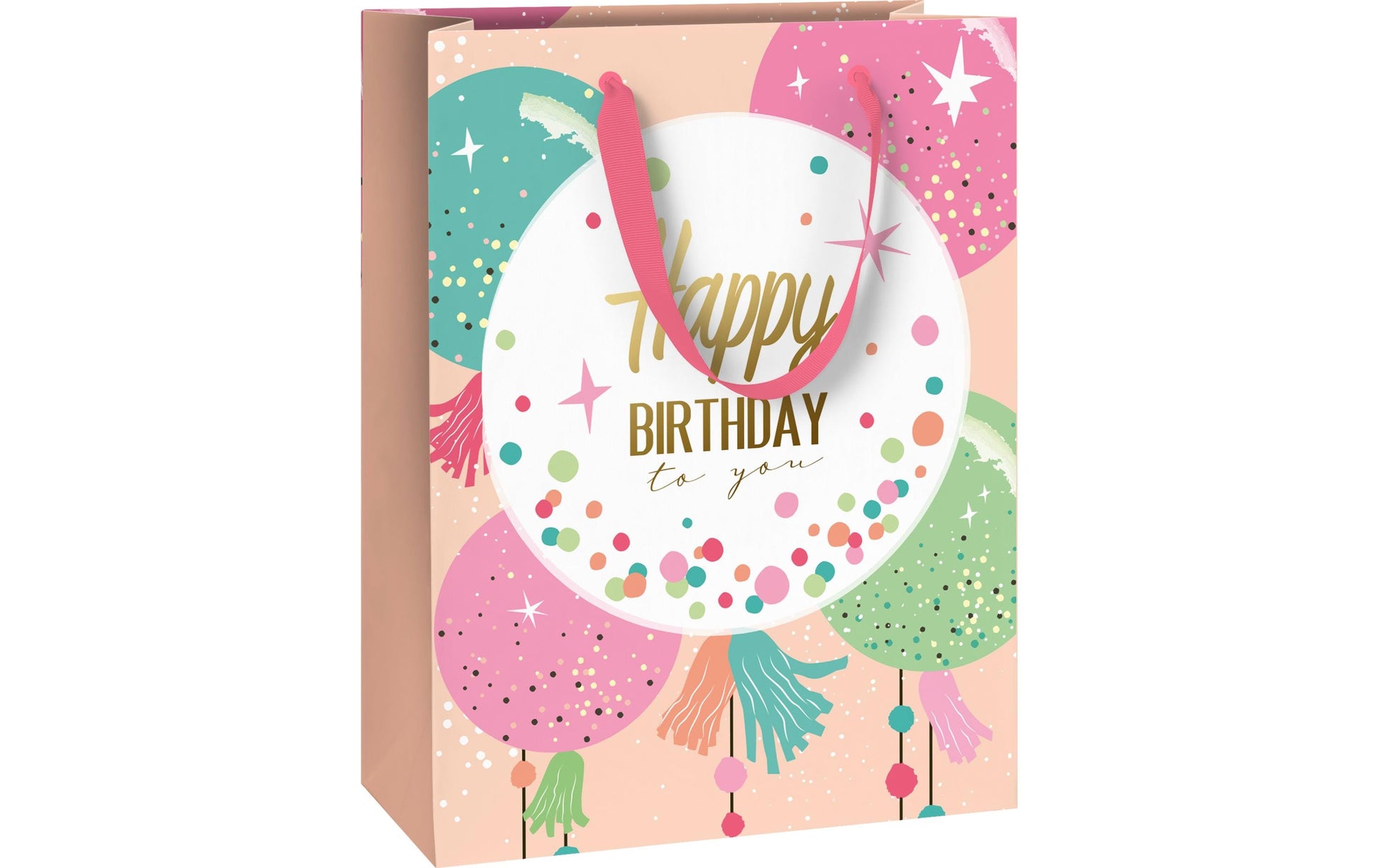 Stewo Geschenktasche Partyballons – 230 × 300 × 130 mm – 1 Stk. – Geburtstag