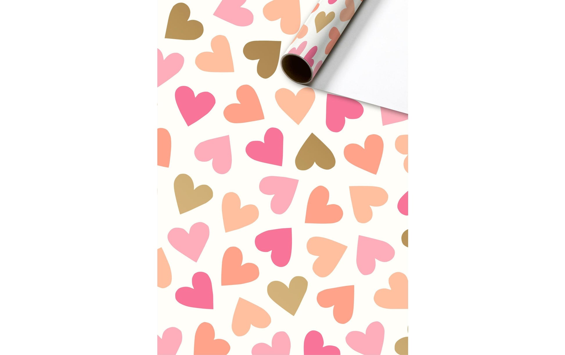 Stewo Geschenkpapier Velia gestrichen – 70 cm × 2 m – 80 g/m² – Liebe