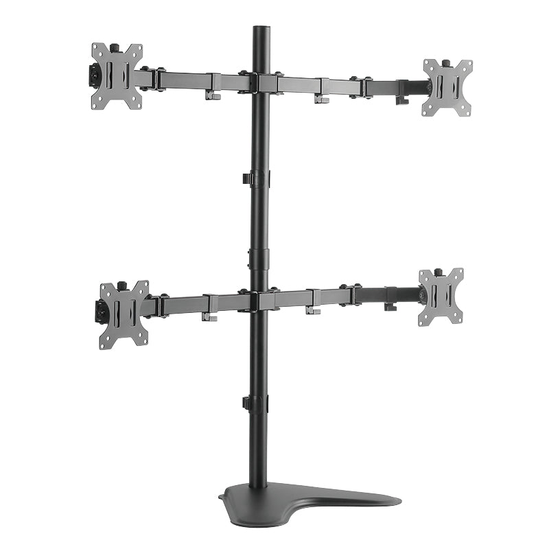 LogiLink BP0046 – Monitorarm Tischhalterung – 4 Monitore – 13–32" – VESA 75×75/100×100 mm