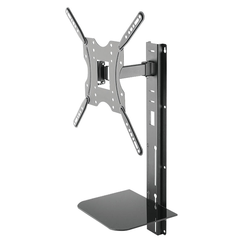 LogiLink Wandhalterung – Vollbeweglich – 32–55" – VESA 100×100–400×400 – bis 30 kg, mit Ablage – BP0048