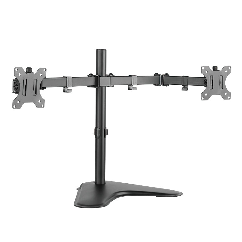 LogiLink BP0045 – Monitorarm Tischhalterung – 2 Monitore – 13–32" – VESA 75×75/100×100 mm – bis 8 kg/Monitor