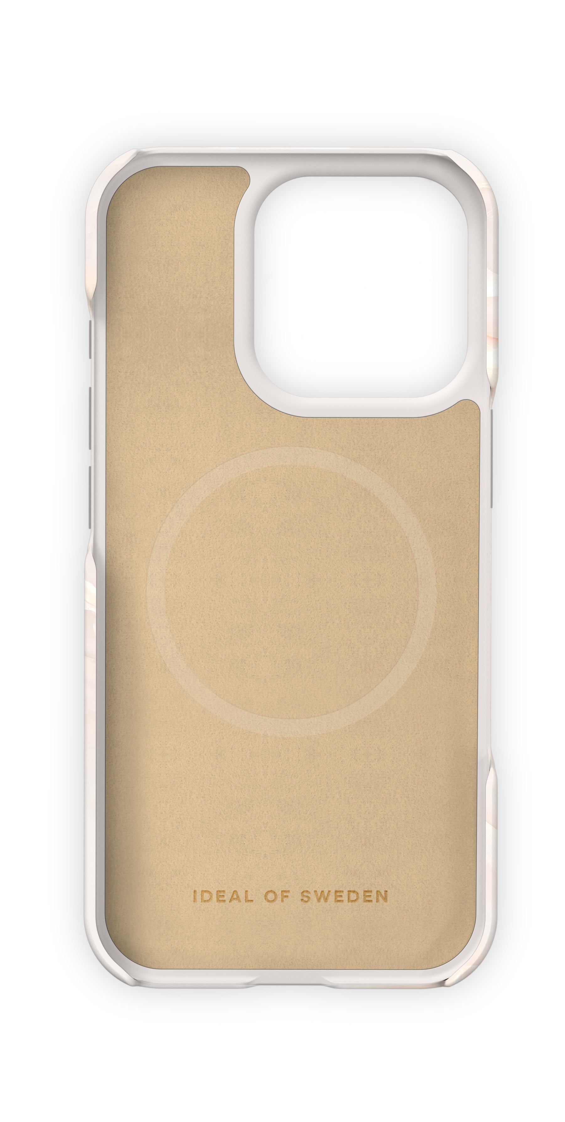 iDeal of Sweden Rose Pearl Marble Rückcover – für Apple iPhone 16 Pro – MagSafe, PC