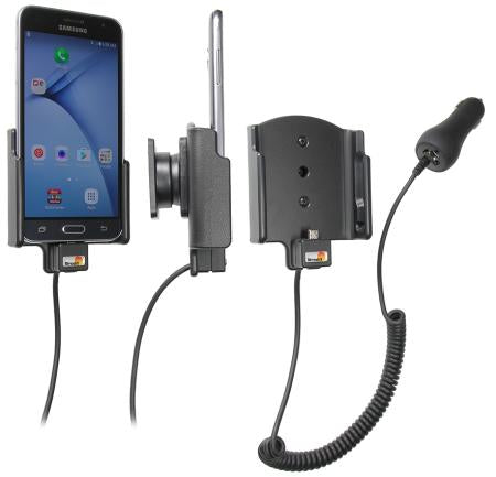Brodit Kfz-Ladehalterung – Zigarettenanzünder – für Samsung Galaxy J3 (2016), J5 (2017) – Schwarz