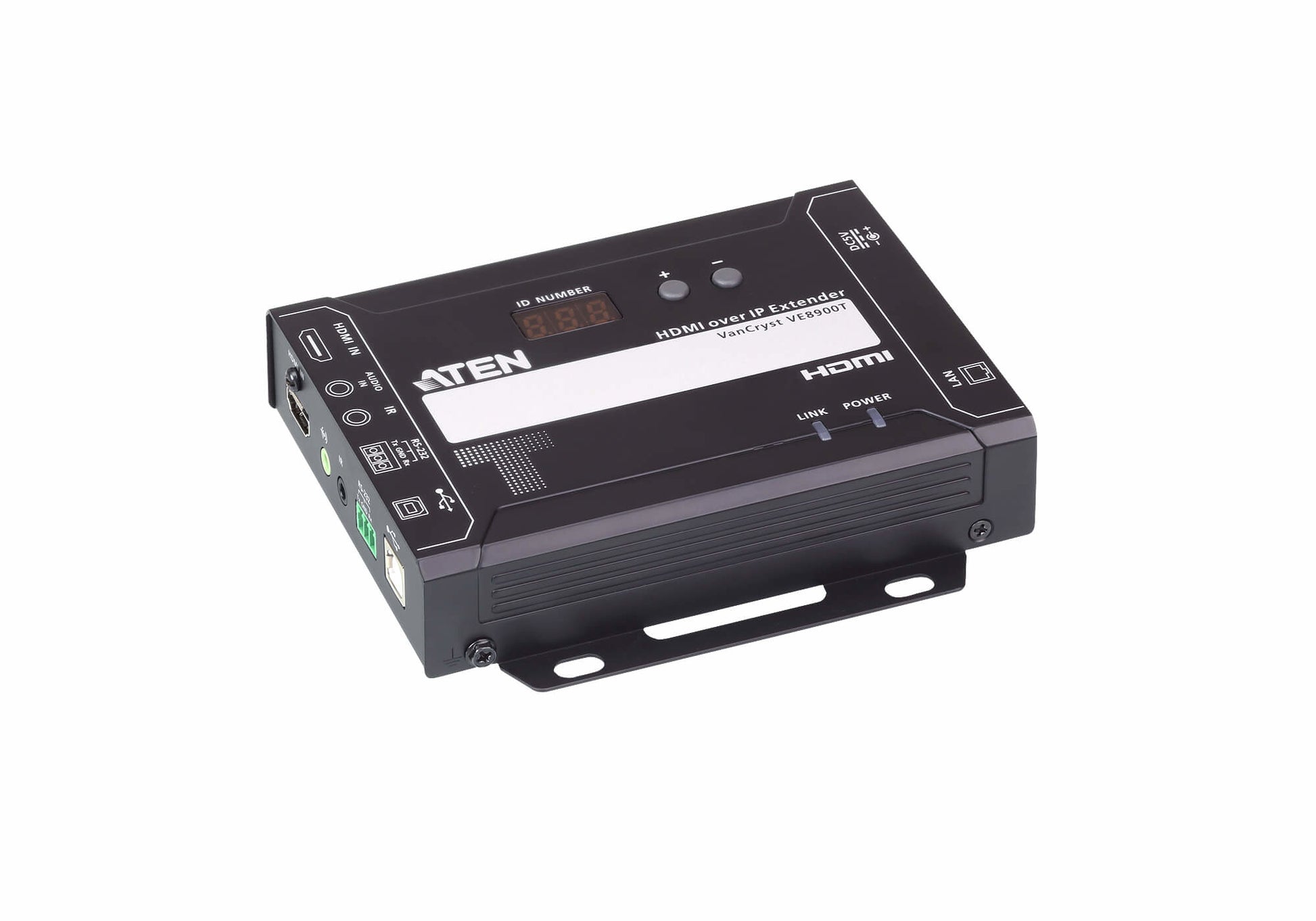ATEN VE8900T – HDMI Sender (TX), über IP, 1× HDMI Eingang, 1× RJ‑45 Ausgang, 4K, 100 m, Skalierer, RS‑232/IR, HDCP