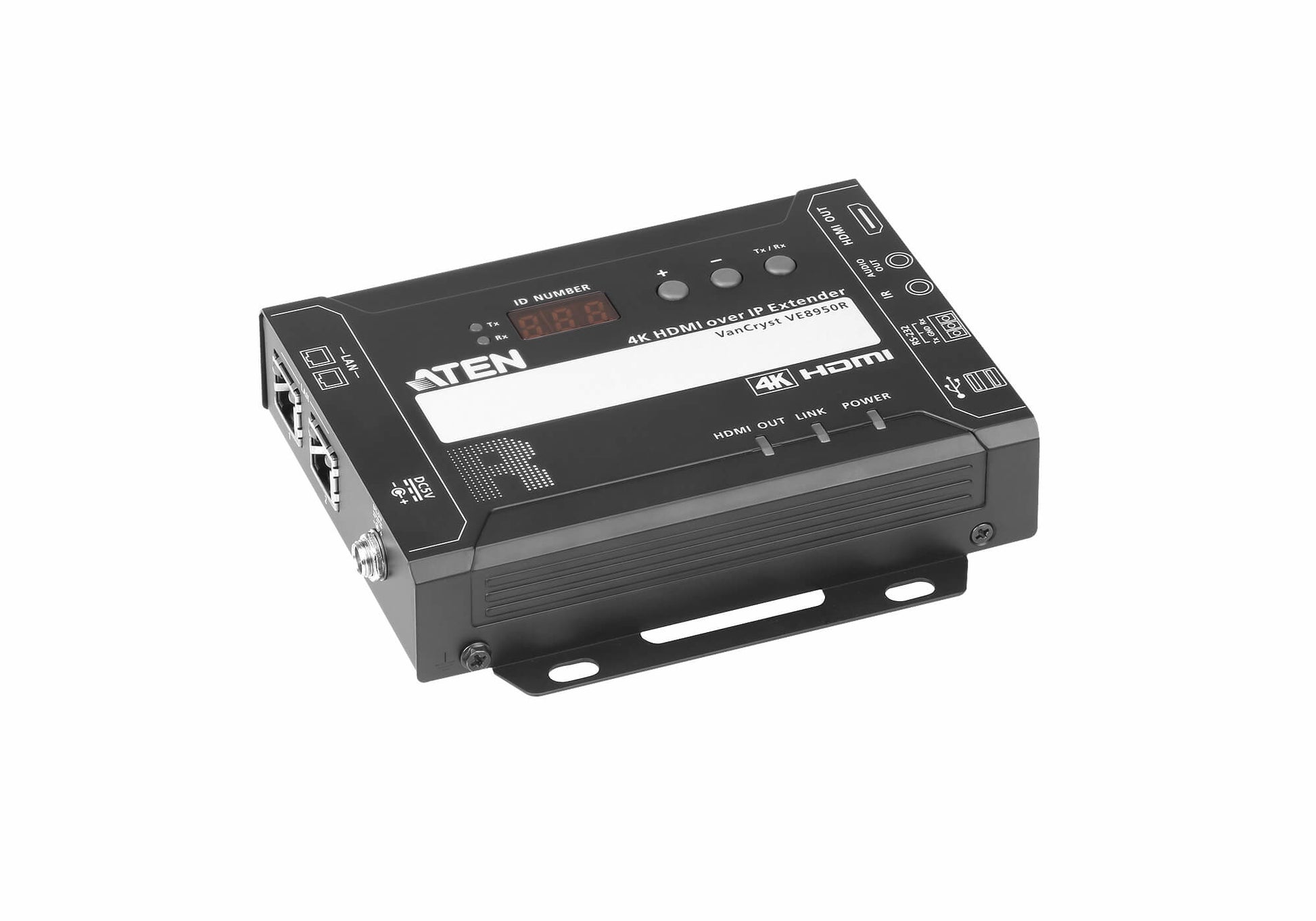 ATEN VE8950R – HDMI über IP Empfänger, 1× HDMI Ausgang, 4K, 100 m, RS-232/IR, USB-A 2.0