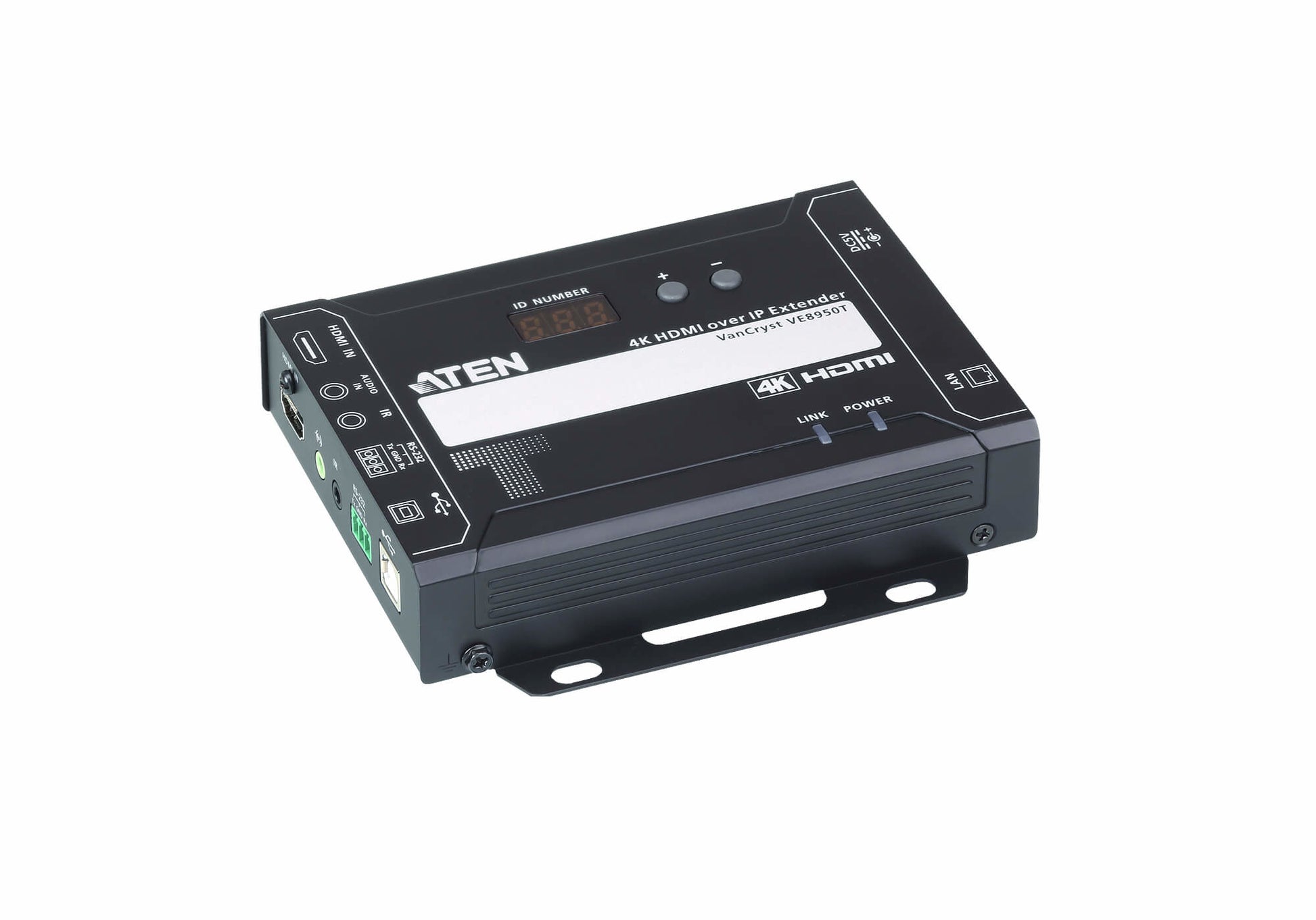 ATEN VE8950T – HDMI über IP Sender, 1× HDMI Eingang, 1× RJ‑45 Ausgang, 4K, 100 m, Skalierer, RS‑232, USB‑B 2.0, HDCP