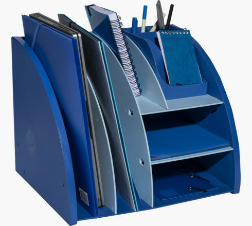 Exacompta Organizer Bee Blue – für ISO-A-Formate A5, A6 – 356 × 282 × 282 mm