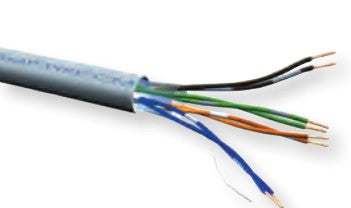 ROLINE Installationskabel – Cat6A (Klasse EA) UTP, 100 m, Grau, LSZH, Massivdraht