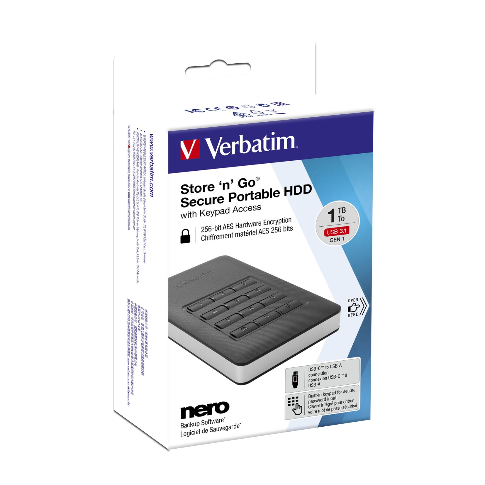 Verbatim Store 'N' Go 2,5" 1 TB