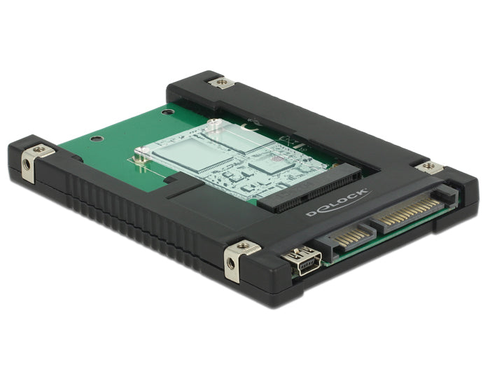 DeLOCK 62853 Adapter mSATA zu SATA (2,5") – 6 Gbit/s – für mSATA-Module, 2,5" SATA