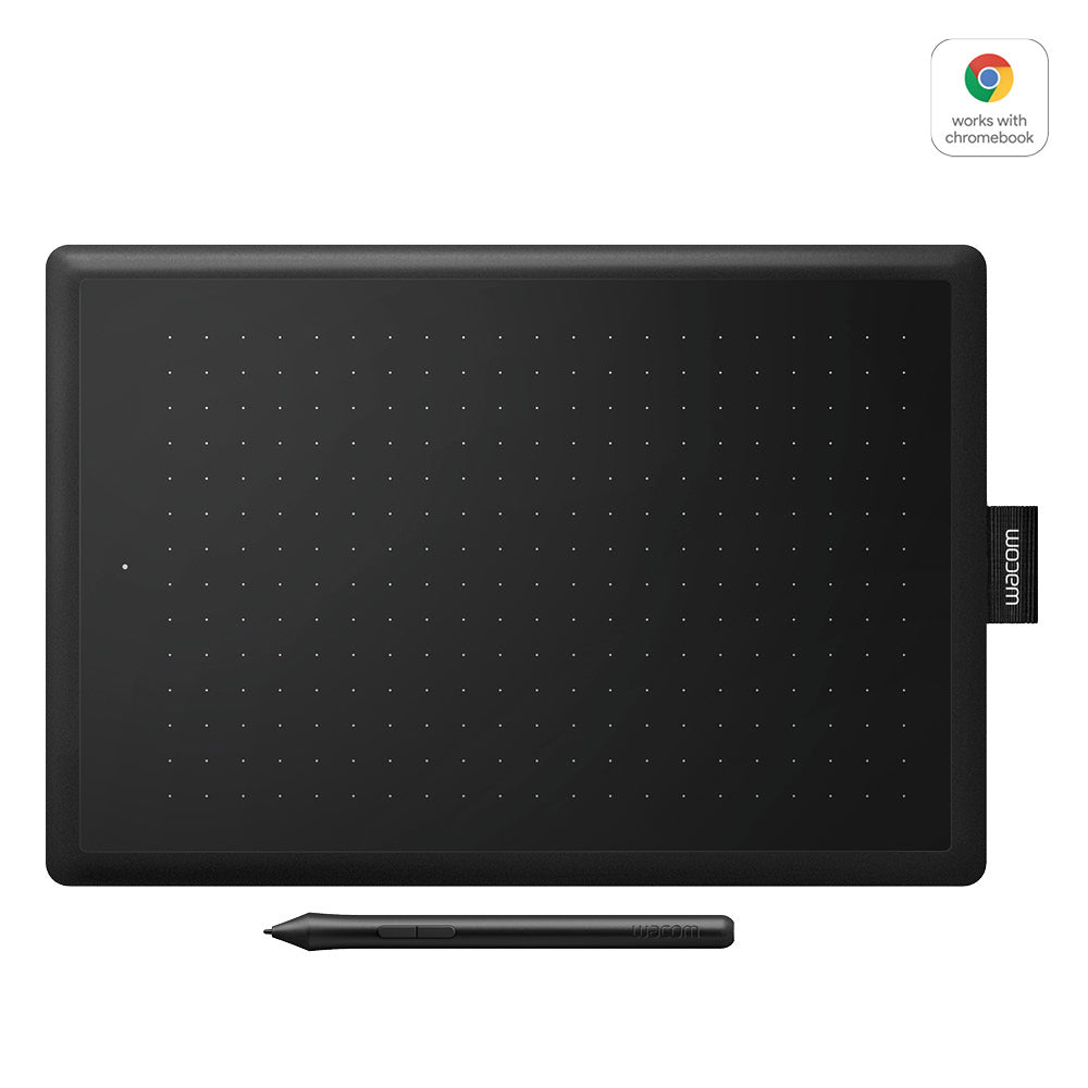 Wacom Stifttablet ONE BY WACOM MEDIUM, 216 × 135 mm, USB, für Windows, macOS, ChromeOS und mehr