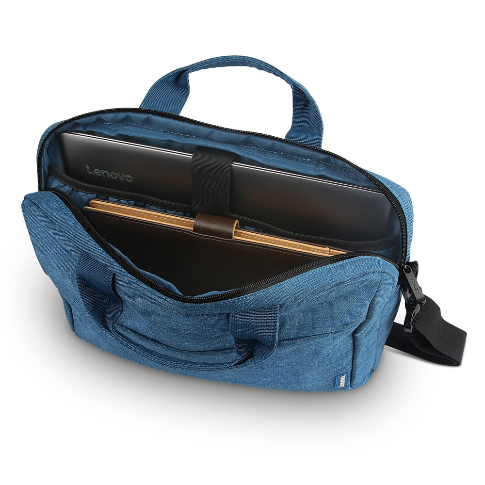 Lenovo Notebook-Tasche bis 15,6" – wasserabweisend, abnehmbarer Schultergurt – Blau