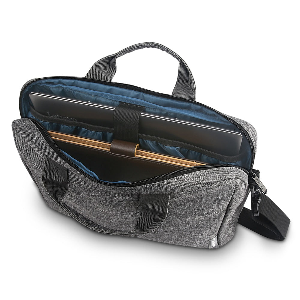 Lenovo Notebook-Tasche für Notebooks bis 15,6" – Abnehmbarer Schultergurt – Grau