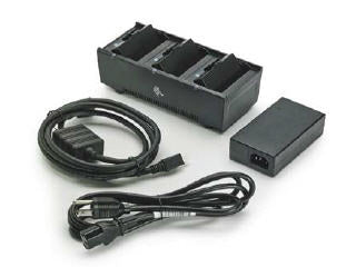 Zebra Ladestation (UK) – 3-fach, inkl. Netzteil – für ZQ300