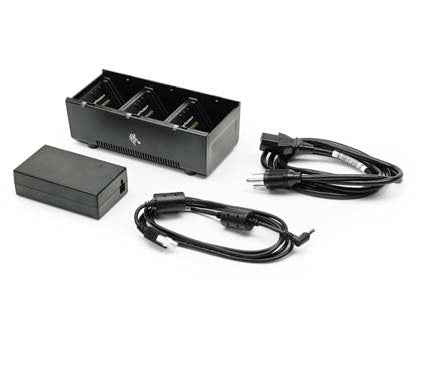 Zebra ZQ600 Ladegerät (EU) – 3 Steckplätze – für QLn-Serie, ZQ500-Serie