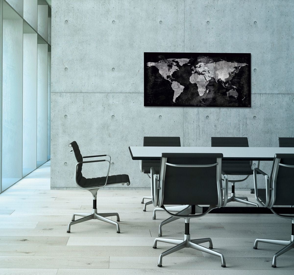 Sigel Whiteboard – 91 × 46 cm, Glas, magnetisch, Wandmontage, inkl. Magnete