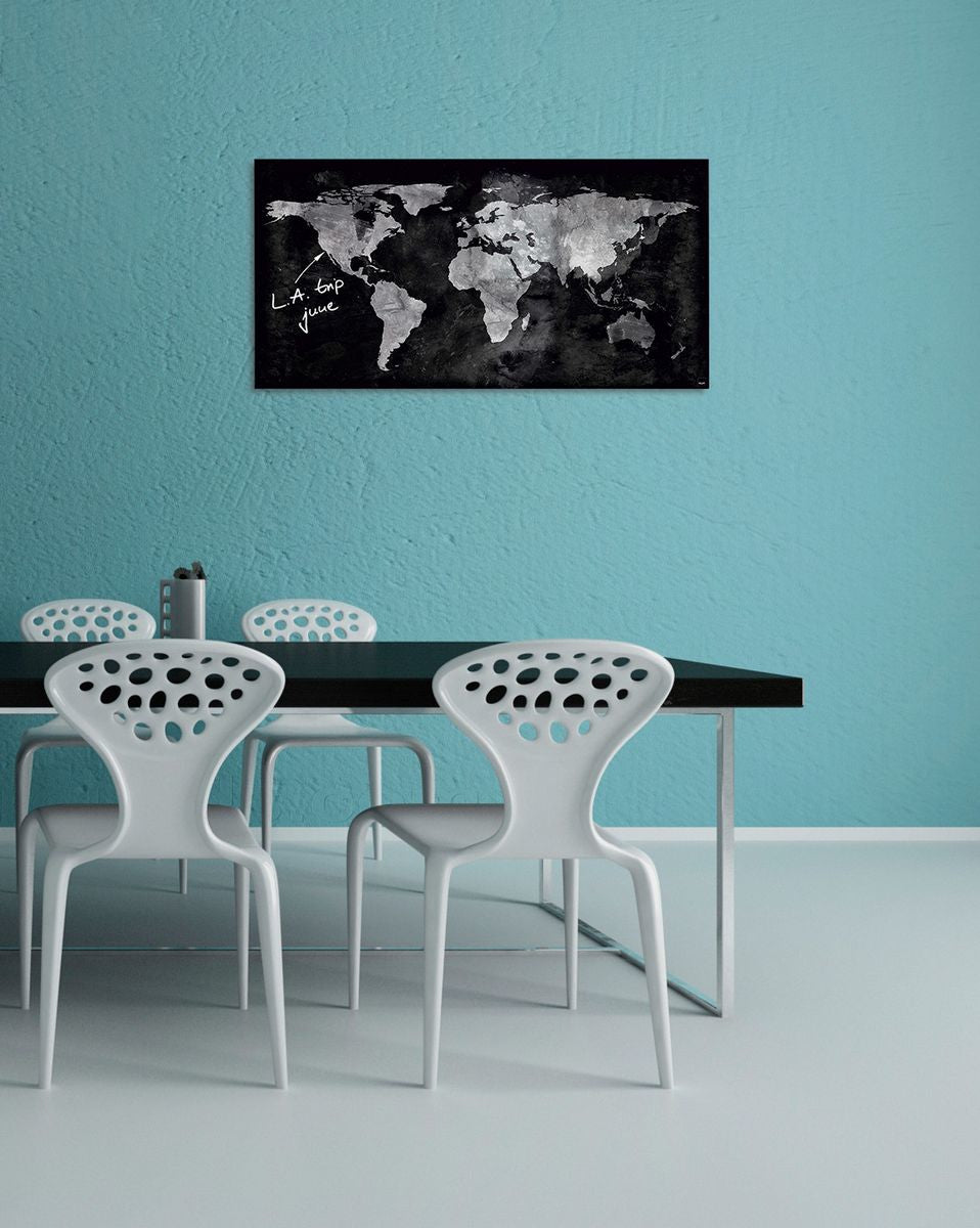 Sigel Whiteboard – 91 × 46 cm, Glas, magnetisch, Wandmontage, inkl. Magnete