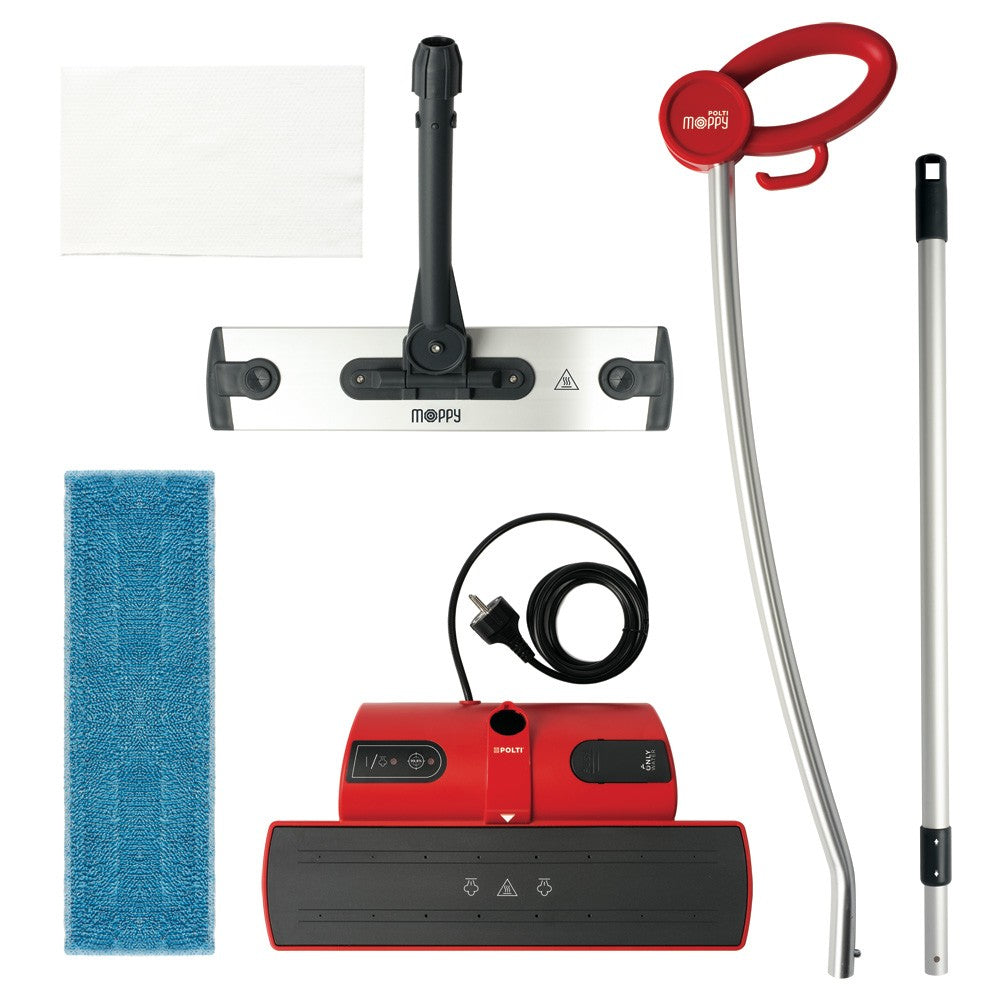 Polti Dampfreiniger MOPPY RED – 1500 W, 0,7 l