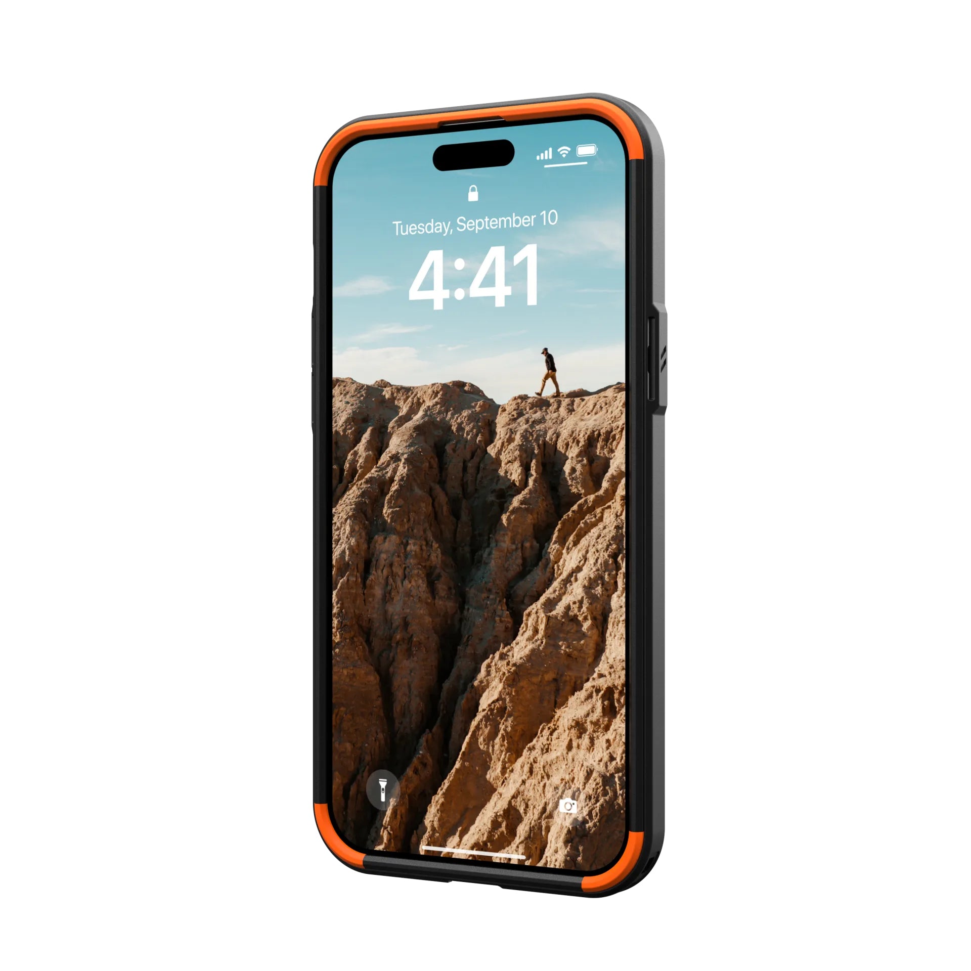 Urban Armor Gear UAG – Backcover Civilian – für Apple iPhone 15 Plus – Olivgrün – MagSafe-kompatibel