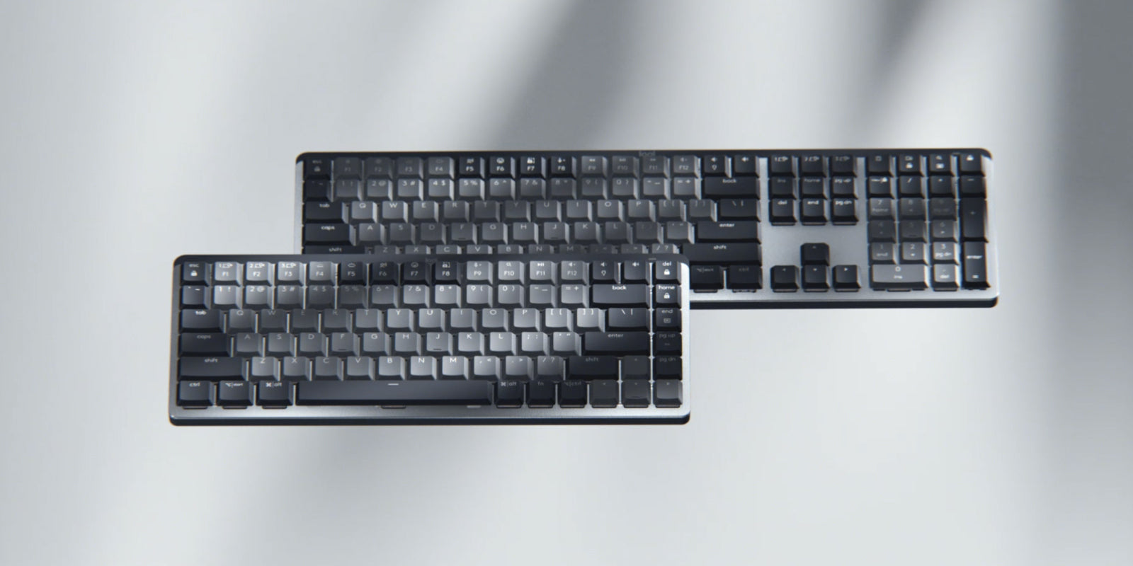 Logitech MX Mechanical – Tastatur, kabellos, CH-Layout (DE-CH), mechanisch, beleuchtet, Dunkelgrau