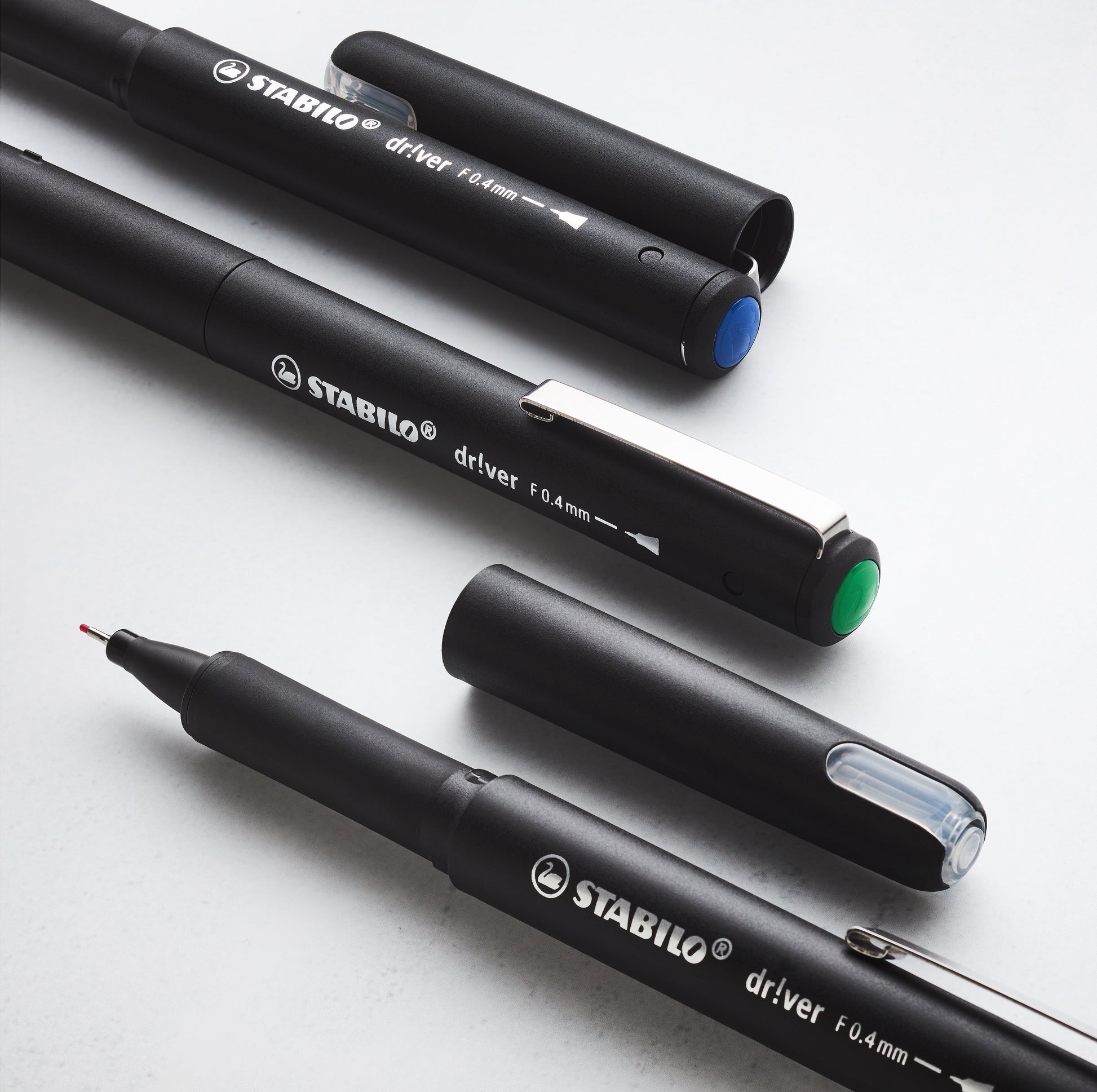 STABILO drver Fineliner – 0,4 mm, schwarz, 1 Stk.