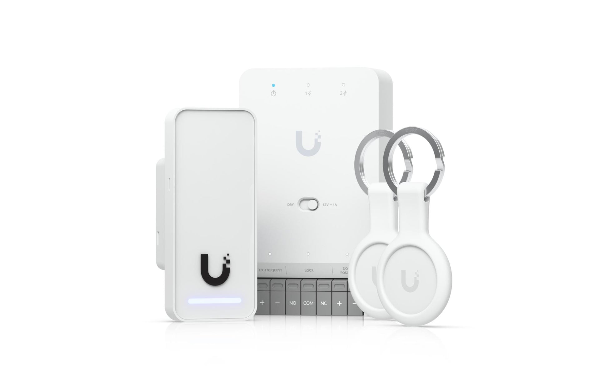 Ubiquiti UniFi Access G3 Single Kit Zutrittscontroller – 1 Tür, PoE, Metall/PC, Grau/Weiss