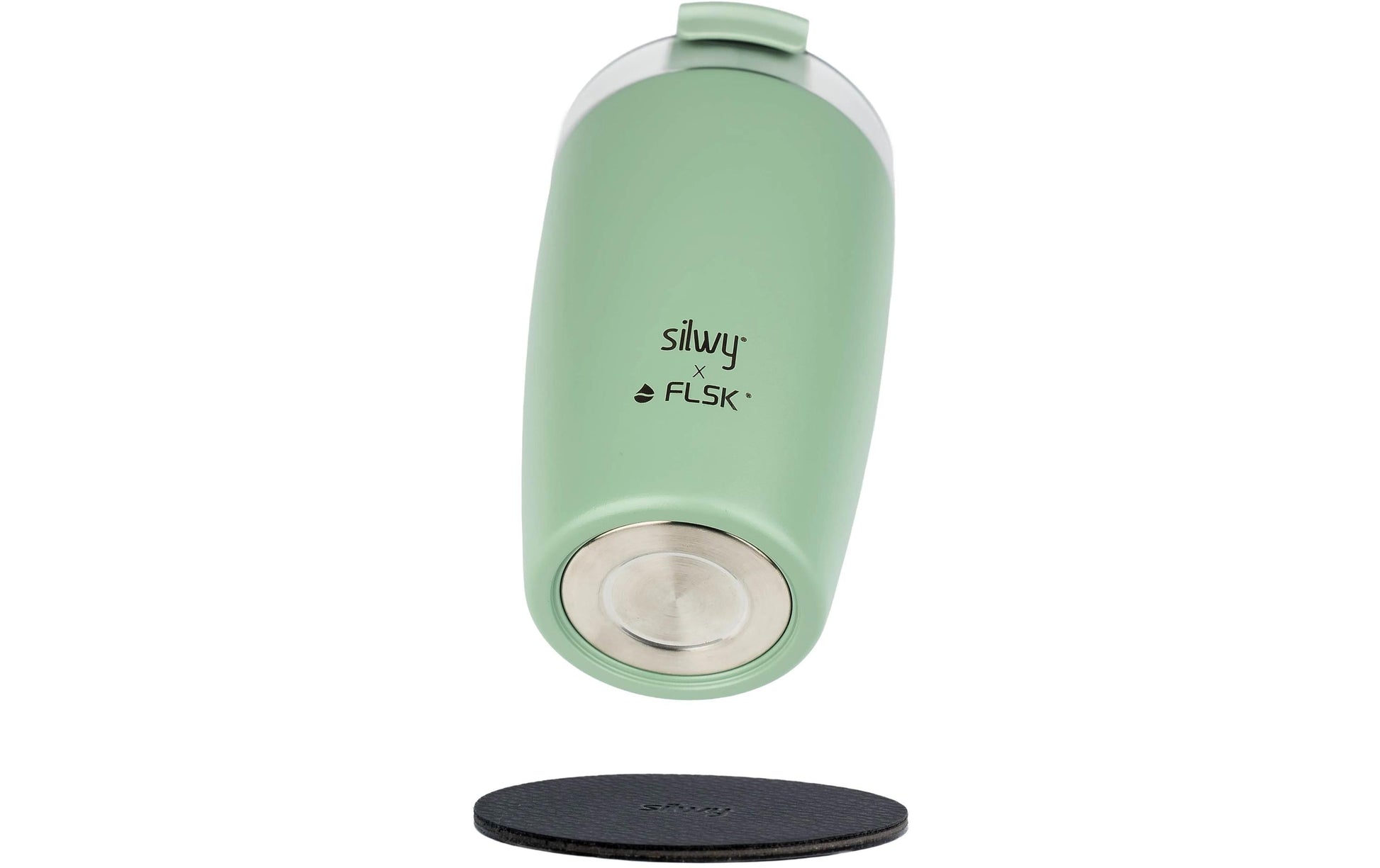 Silwy Thermobecher – 350 ml, Grün, Magnet-Thermobecher