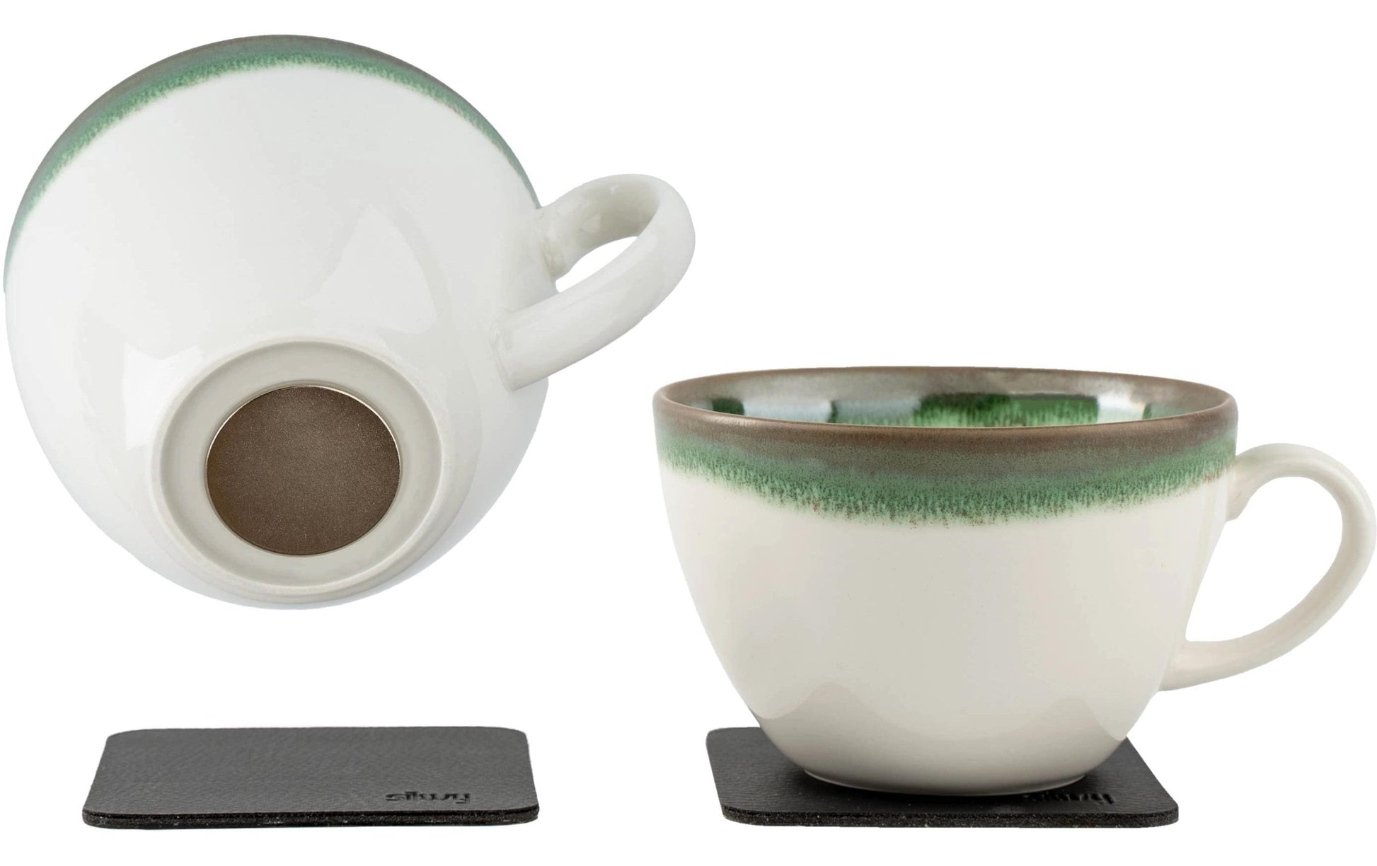 Silwy Tasse – 0,37 l, Porzellan, beige