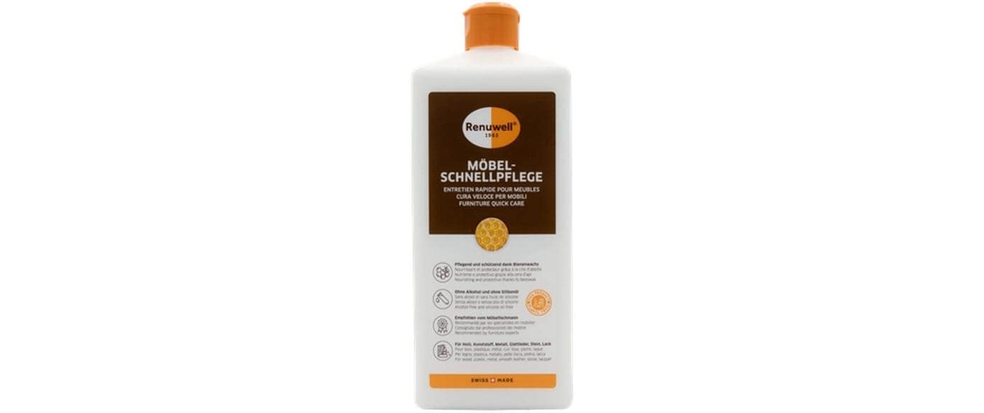 Renuwell Möbel-Schnellpflege – für Möbel – Flüssig, Flasche – 1 l