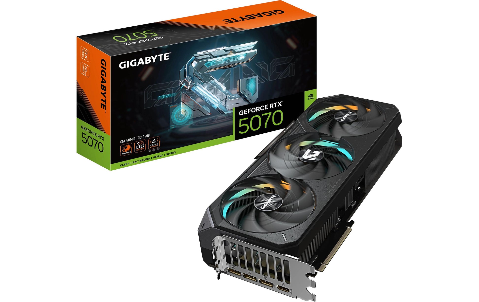 GIGABYTE GV-N507TGAMING OC-16GD – Grafikkarte – GeForce RTX 5070 Ti, 16 GB GDDR7, PCIe 5,0 x16, 3×DP/1×HDMI