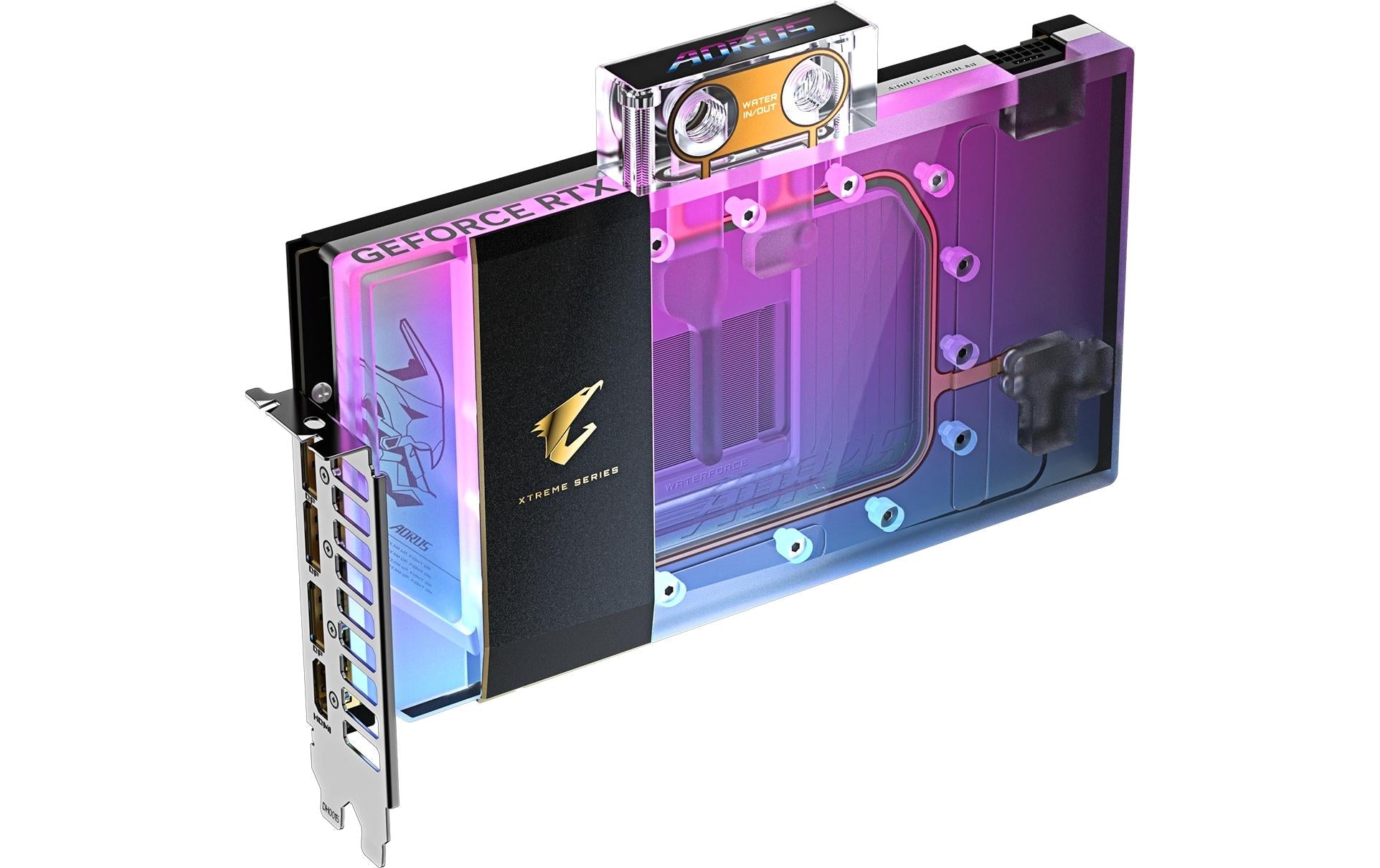 GIGABYTE GV-N5090AORUSX WB-32GD – Grafikkarte – RTX 5090, 32 GB GDDR7, PCIe 5.0, 3×DP 2.1a, 1×HDMI 2.1b