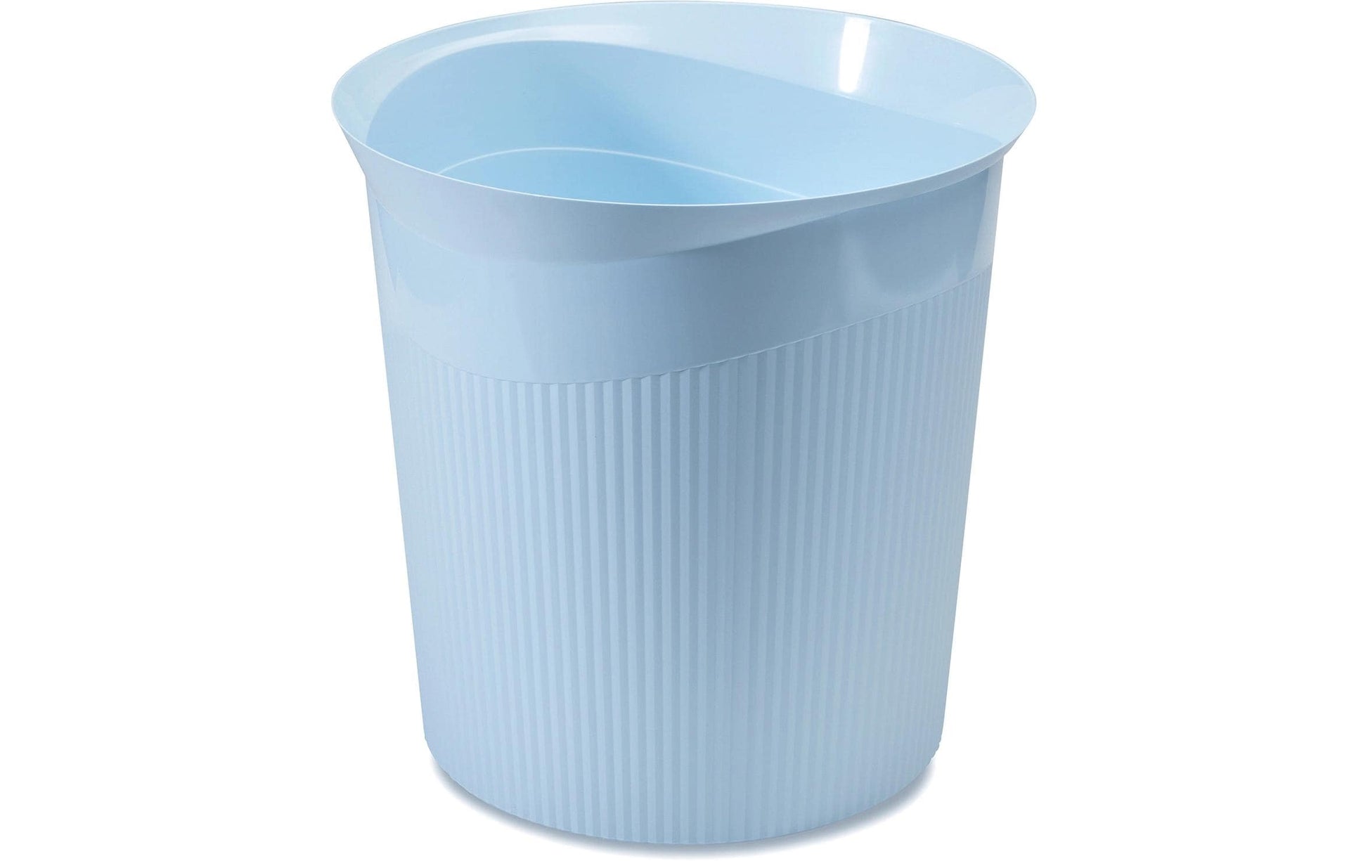 HAN Papierkorb Re-LOOP – 13 l – Recycling-Kunststoff, rund – Hellblau